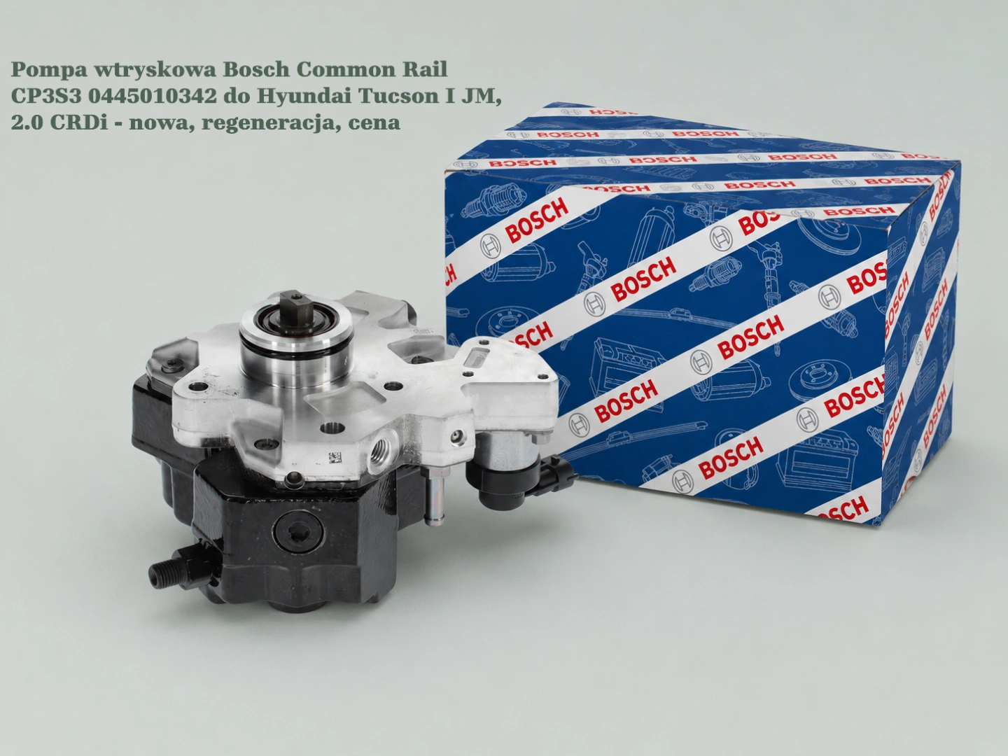 Pompa wtryskowa Bosch Common Rail CP3S3 0445010342 do Hyundai Tucson I JM, 2.0 CRDi - nowa, regeneracja, cena