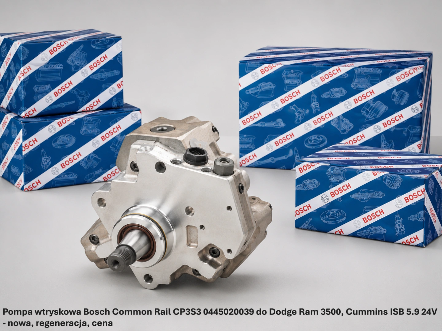 Pompa wtryskowa Bosch Common Rail CP3S3 0445020039 do Dodge Ram 3500, Cummins ISB 5.9 24V -nowa, regeneracja, cena