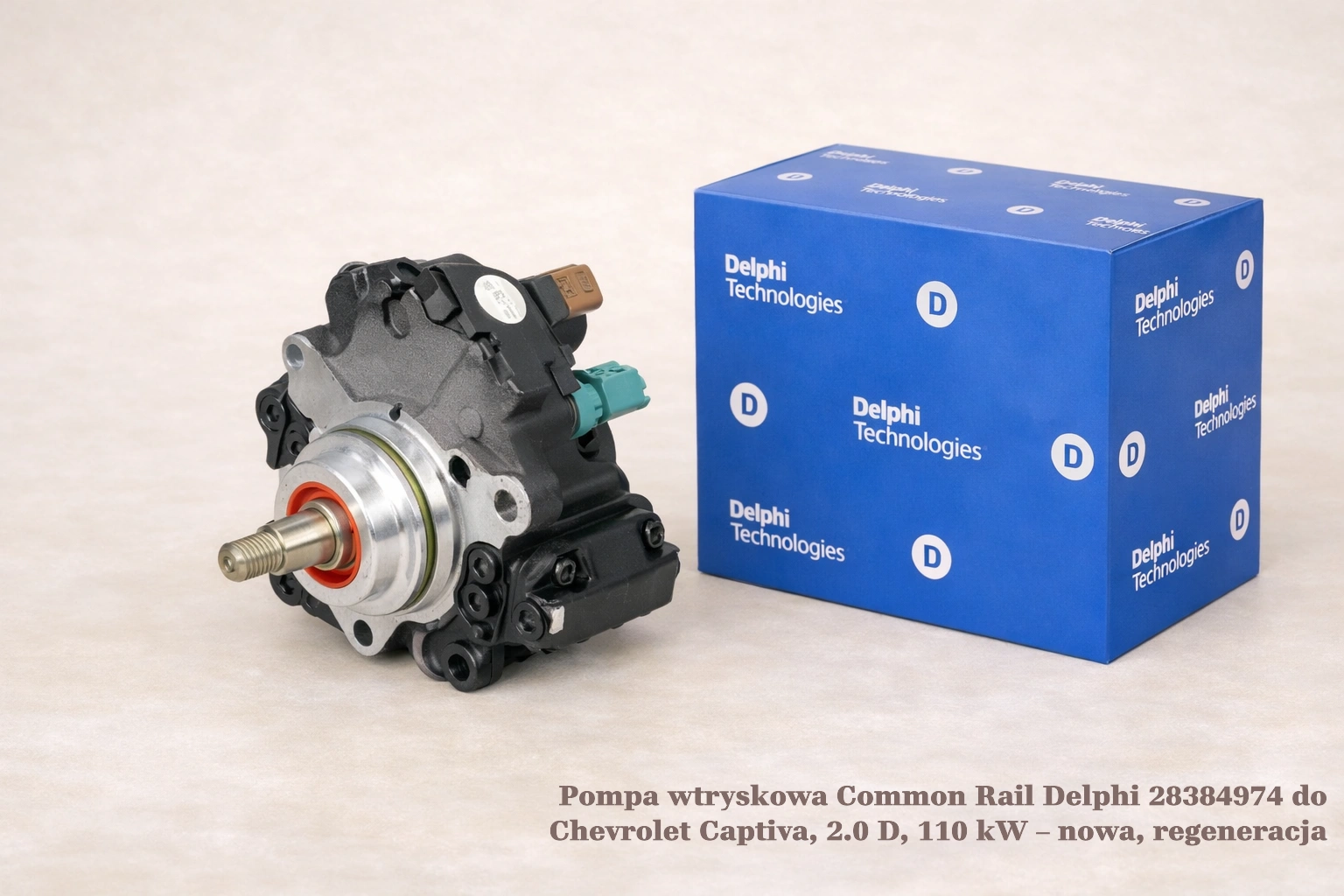 Pompa wtryskowa Common Rail Delphi 28384974 do Chevrolet Captiva, 2.0 D, 110 kW – nowa, regeneracja