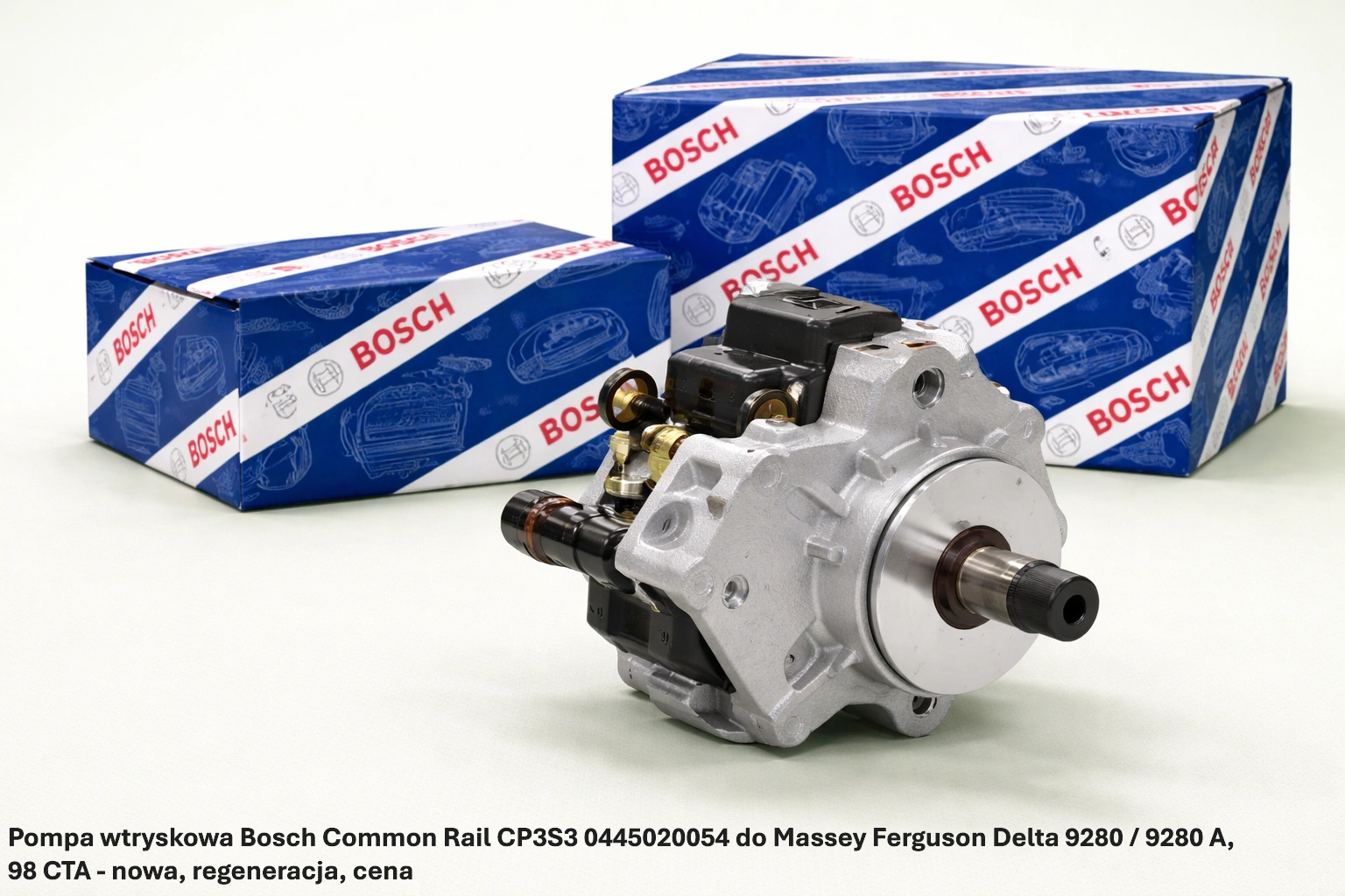 Pompa wtryskowa Bosch Common Rail CP3S3 0445020054 do Massey Ferguson Delta 9280 / 9280 A, 98 CTA - nowa, regeneracja, cena