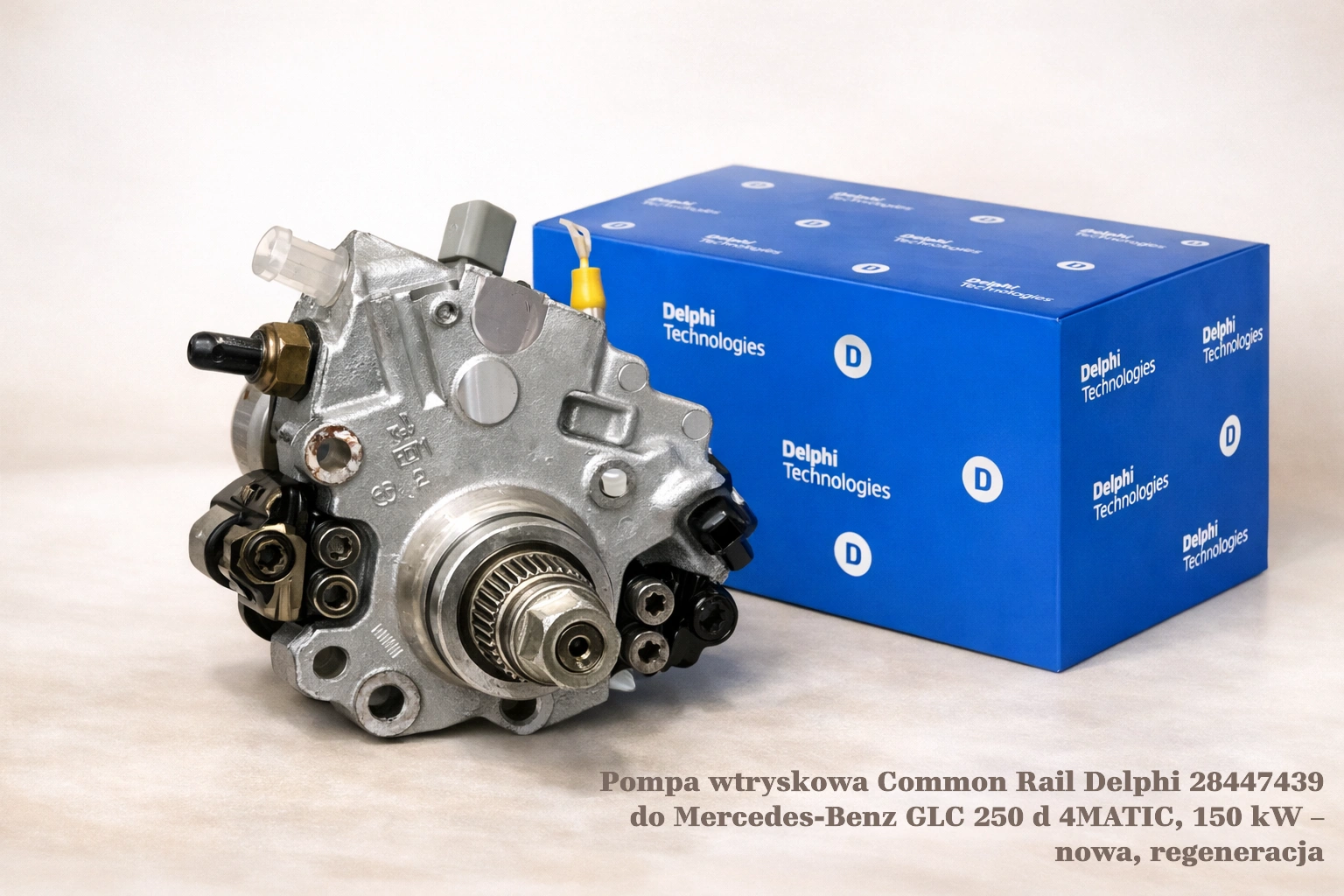 Pompa wtryskowa Common Rail Delphi 28447439 do Mercedes-Benz GLC 250 d 4MATIC, 150 kW – nowa, regeneracja