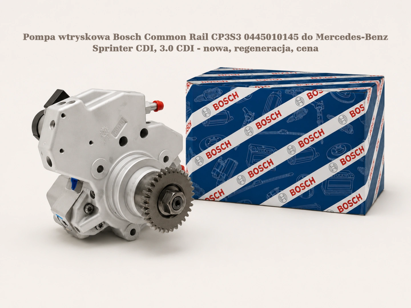 Pompa wtryskowa Bosch Common Rail CP3S3 0445010145 do Mercedes-Benz Sprinter CDI, 3.0 CDI