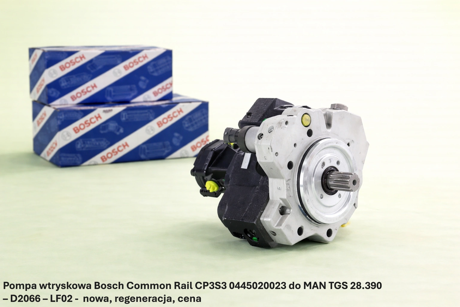 Pompa wtryskowa Bosch Common Rail CP3S3 0445020023 do MAN TGS 28.390– D2066 – LF02 Pompa wtryskowa Bosch Common Rail CP3S3 0445020023 do MAN TGS 28.390– D2066 – LF02 -nowa, regeneracja, cena