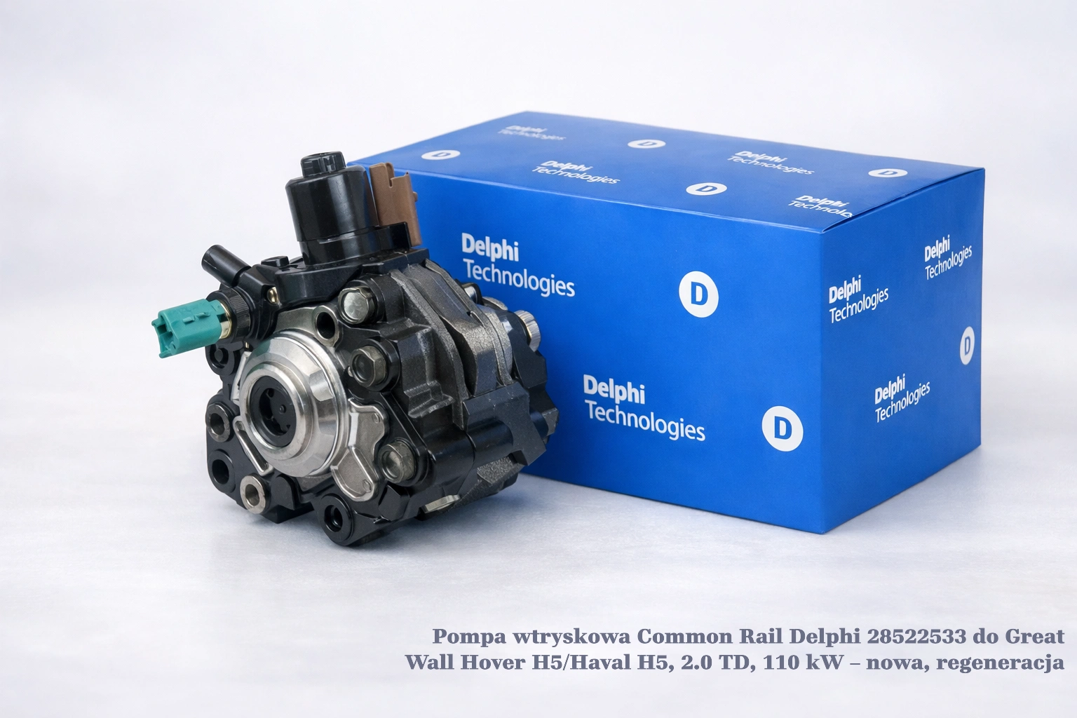 Pompa wtryskowa Common Rail Delphi 28522533 do Great Wall Hover H5/Haval H5, 2.0 TD, 110 kW – nowa, regeneracja