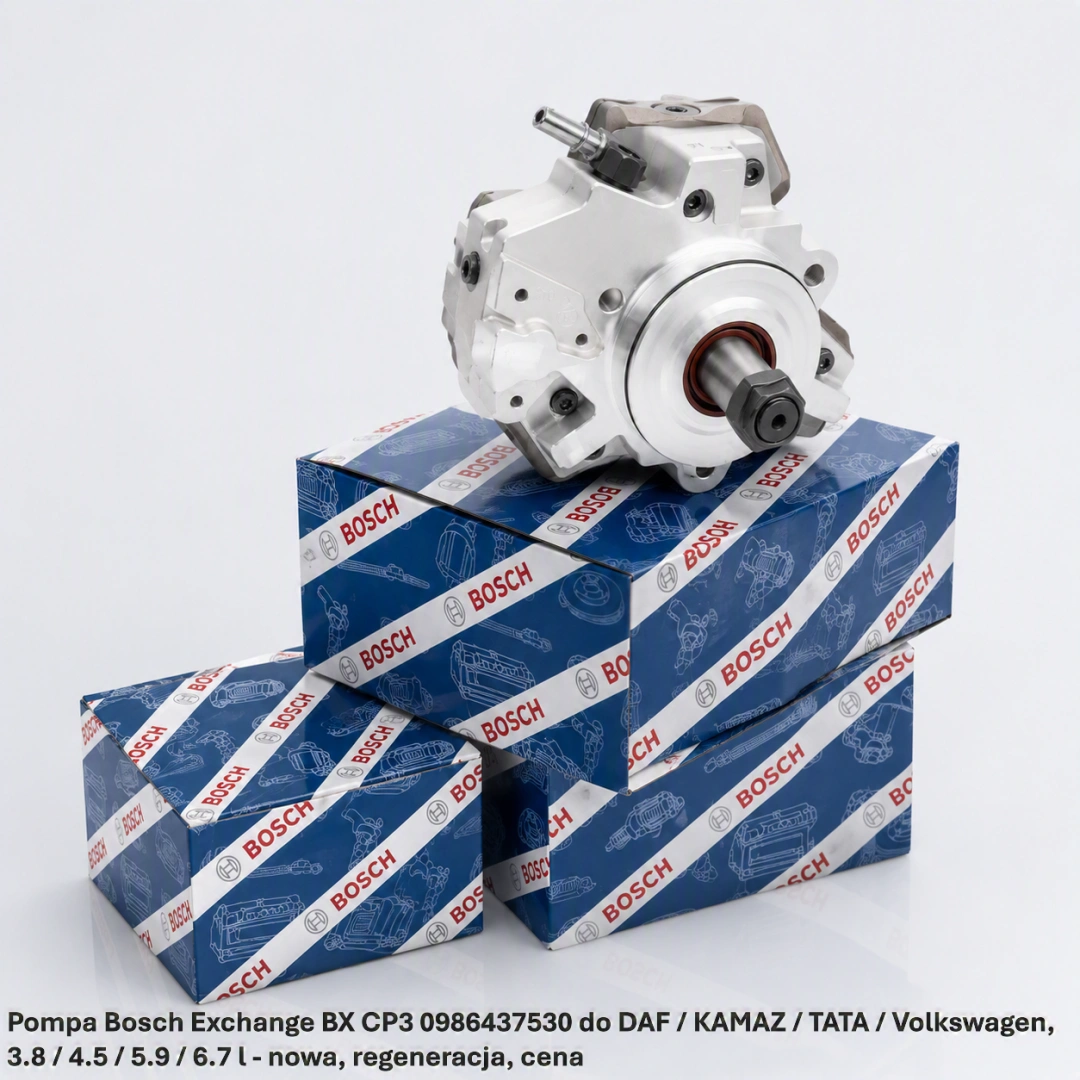 Pompa Bosch Exchange BX CP3 0986437530 do DAF / KAMAZ / TATA / Volkswagen, 3.8 / 4.5 / 5.9 / 6.7 l 