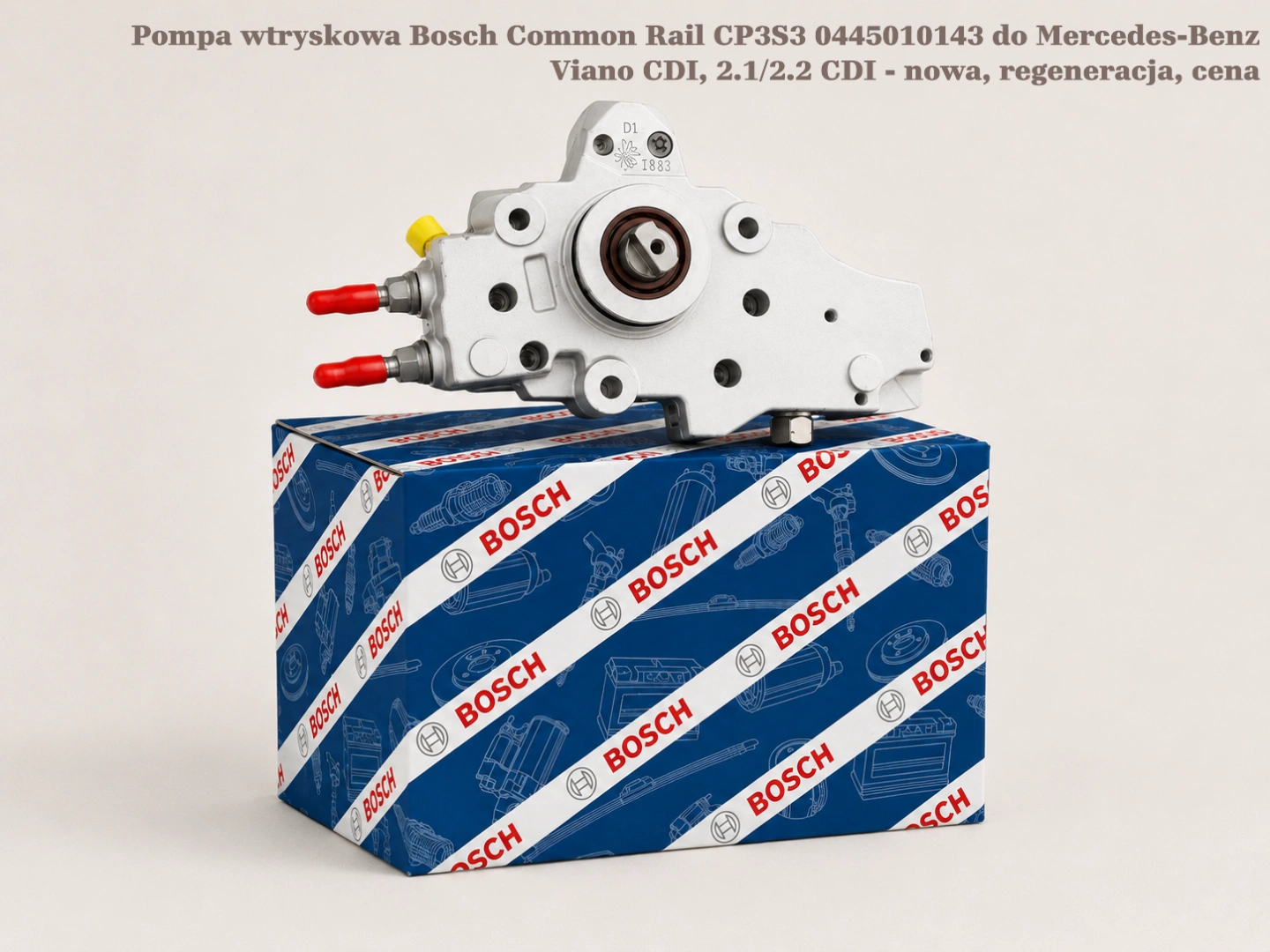Pompa wtryskowa Bosch Common Rail CP3S3 0445010143 do Mercedes-Benz Viano CDI, 2.1/2.2 CDI 