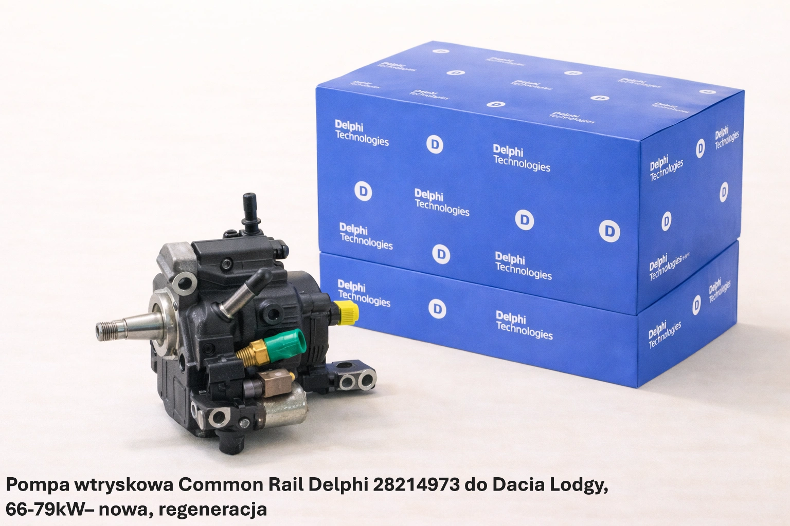 Pompa wtryskowa Common Rail Delphi 28214973 do Dacia Lodgy, 66-79kW– nowa, regeneracja