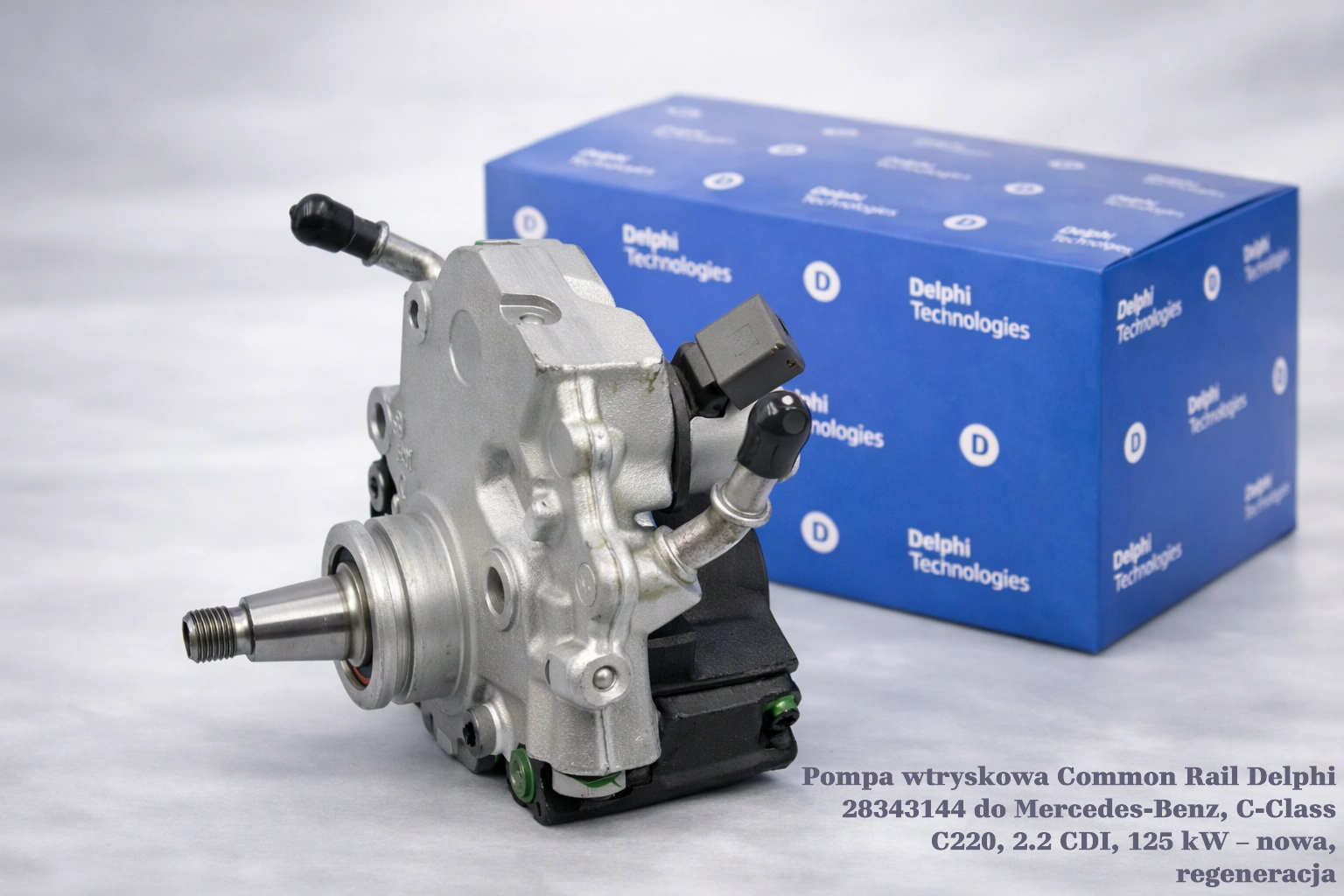 Pompa wtryskowa Common Rail Delphi 28343144 do Mercedes-Benz, C-Class C220, 2.2 CDI, 125 kW – nowa, regeneracja
