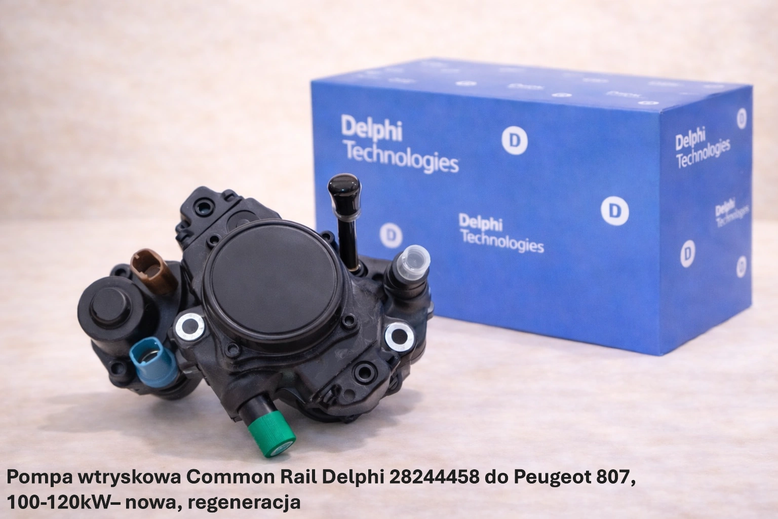 Pompa wtryskowa Common Rail Delphi 28244458 do Peugeot 807, 100-120kW– nowa, regeneracja