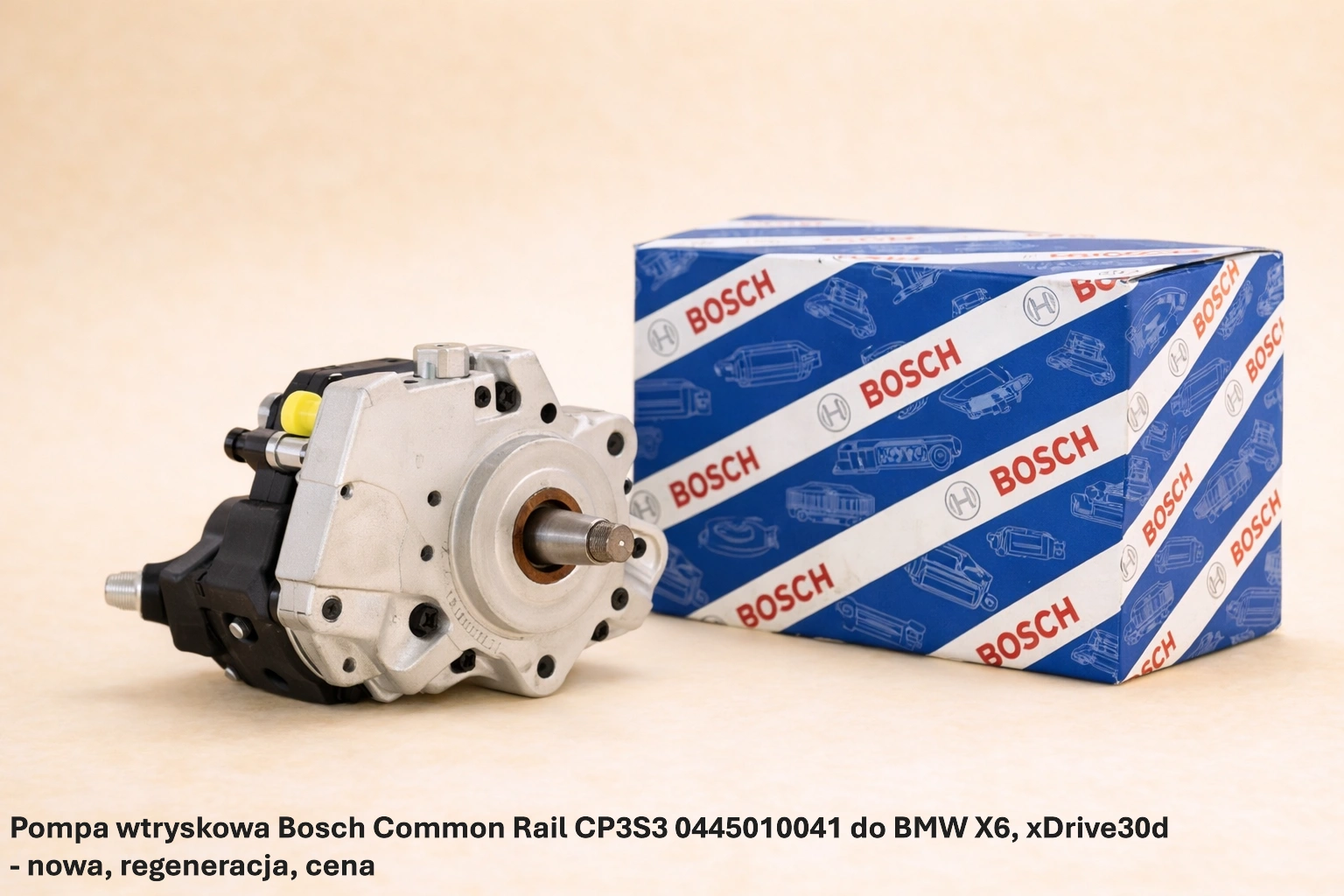 Pompa wtryskowa Bosch Common Rail CP3S3 0445010041 do BMW X6, xDrive30d Pompa wtryskowa Bosch Common Rail CP3S3 0445010041 do BMW X6, xDrive30d - nowa, regeneracja, cena