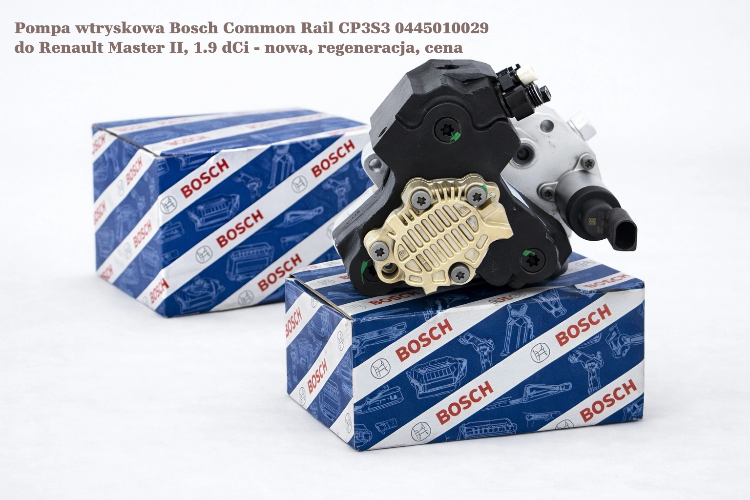 Pompa wtryskowa Bosch Common Rail CP3S3 0445010029 do Renault Master II, 1.9 dCi - nowa, regeneracja, cena