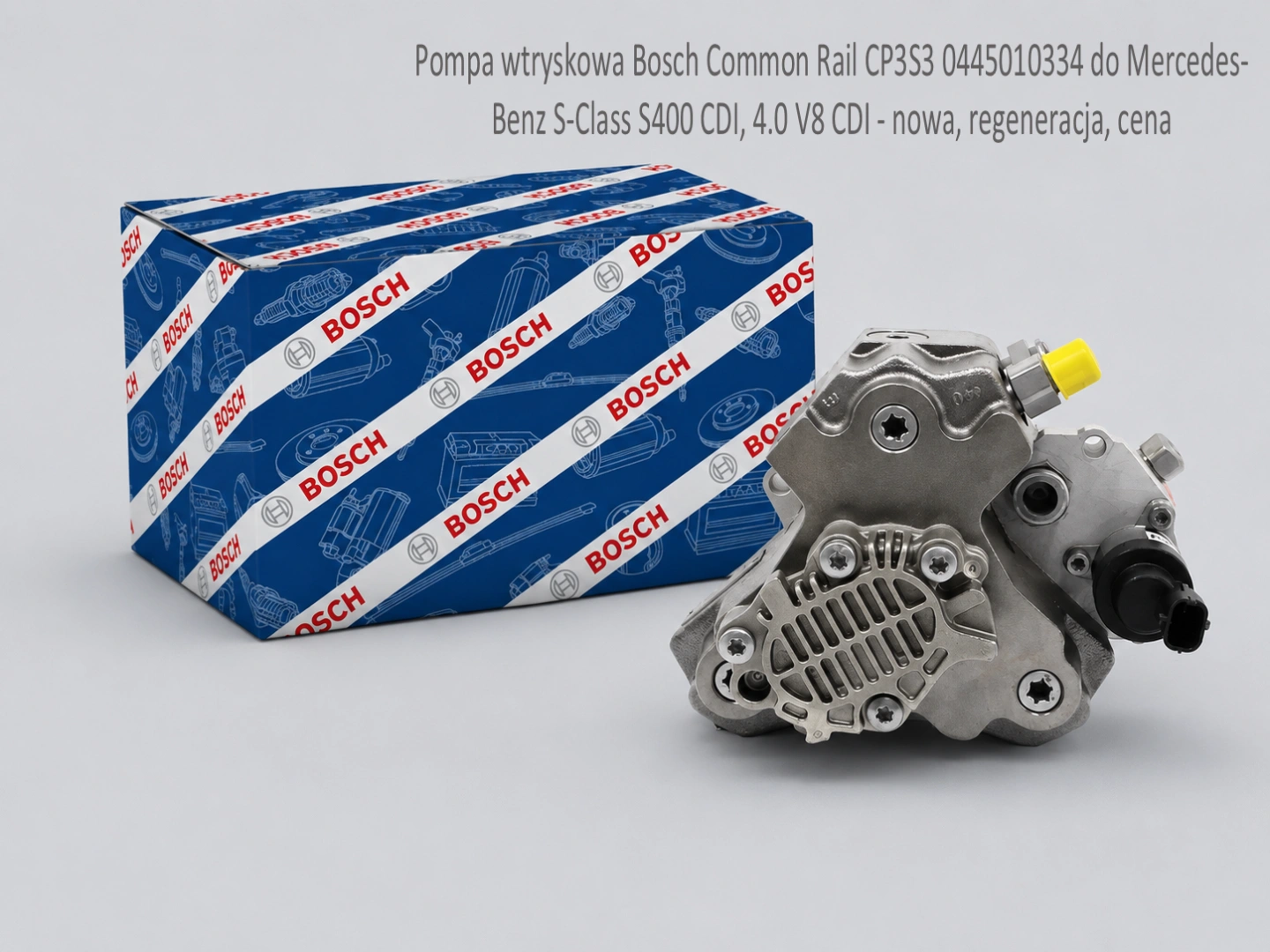 Pompa wtryskowa Bosch Common Rail CP3S3 0445010334 do Mercedes-Benz S-Class S400 CDI, 4.0 V8 CDI - nowa, regeneracja, cena