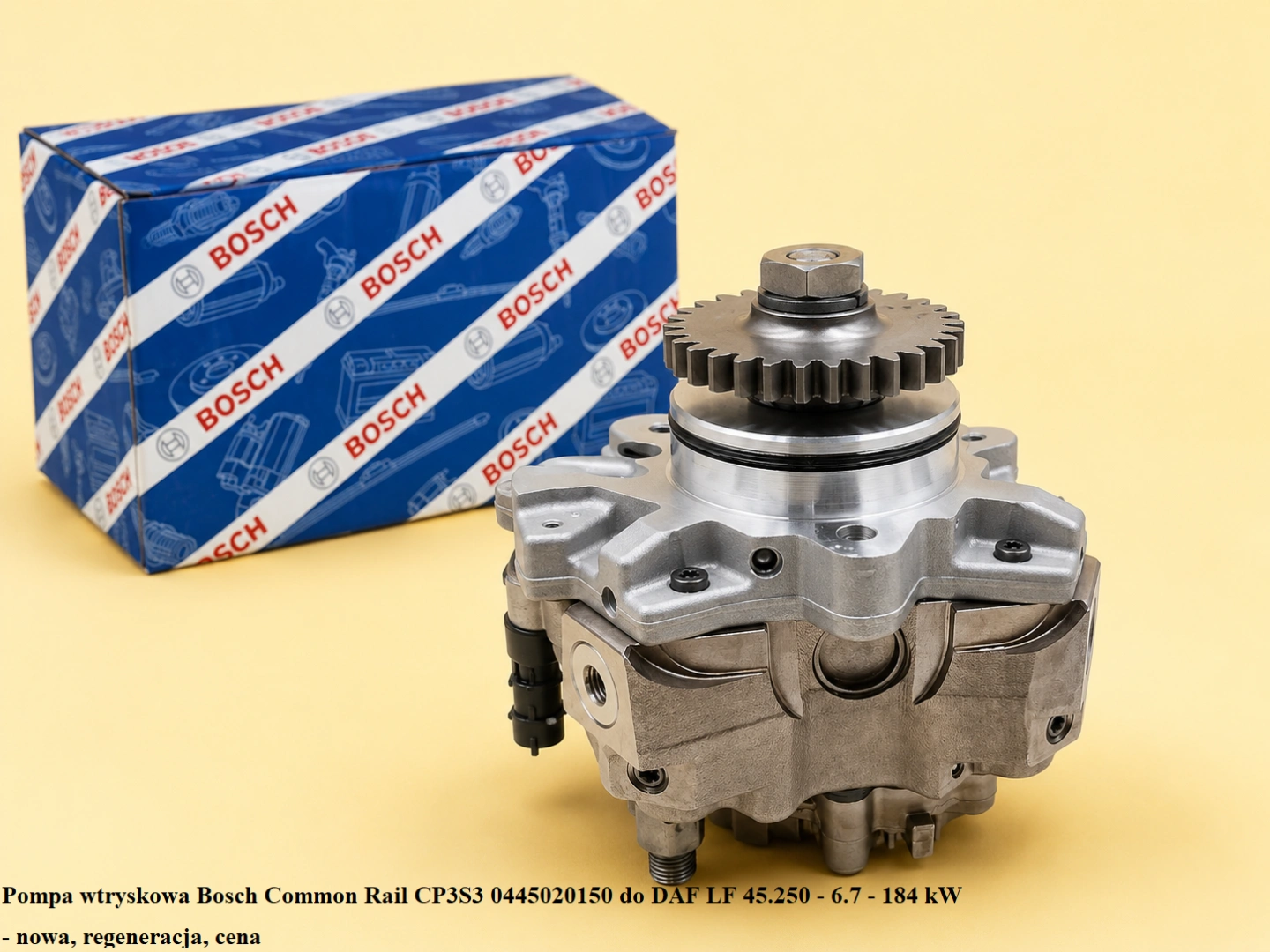 Pompa wtryskowa Bosch Common Rail CP3S3 0445020150 do DAF LF 45.250 - 6.7 - 184 kW Pompa wtryskowa Bosch Common Rail CP3S3 0445020150 do DAF LF 45.250 - 6.7 - 184 kW - nowa, regeneracja, cena