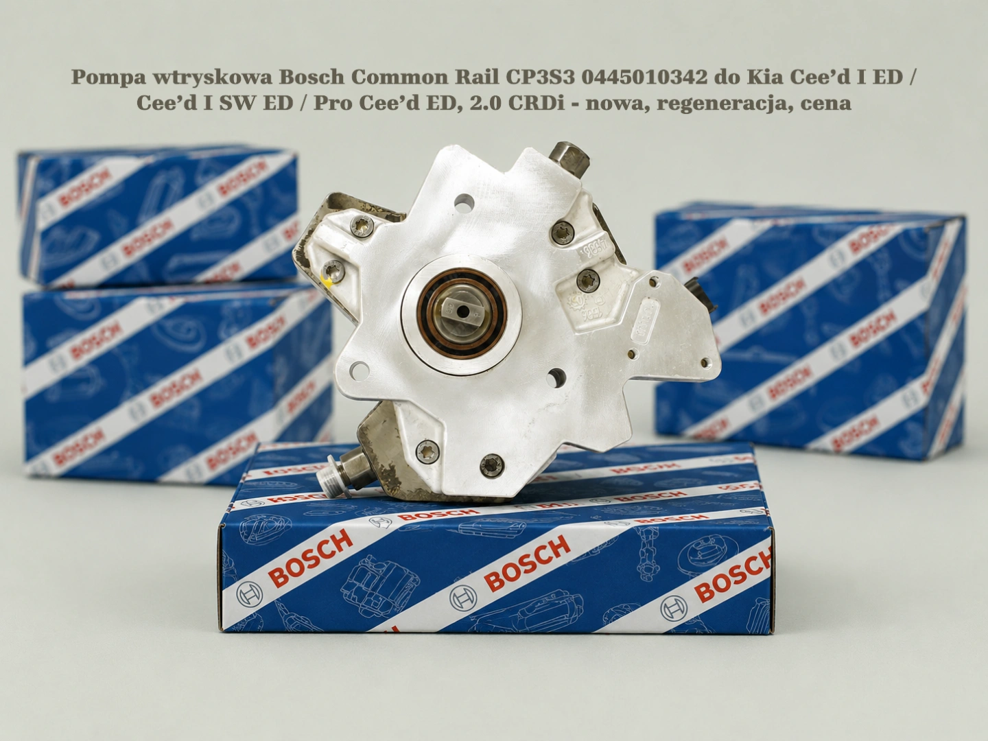 Pompa wtryskowa Bosch Common Rail CP3S3 0445010342 do Kia Cee’d I ED / Cee’d I SW ED / Pro Cee’d ED, 2.0 CRDi - nowa, regeneracja, cena