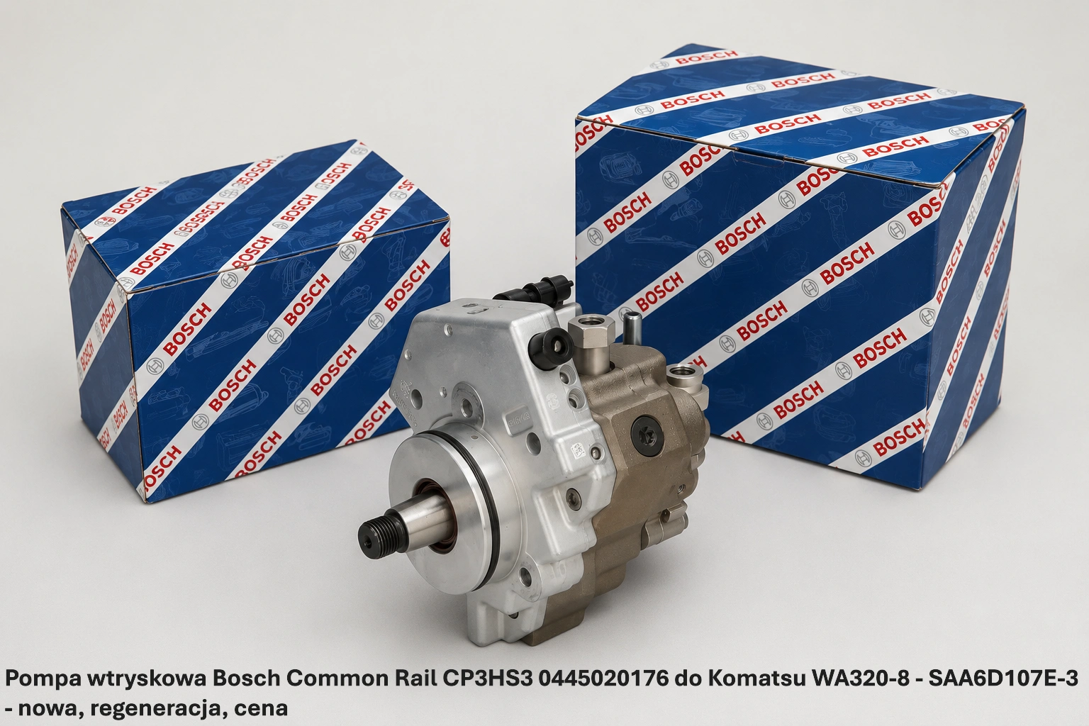 Pompa wtryskowa Bosch Common Rail CP3HS3 0445020176 do Komatsu WA320-8 - SAA6D107E-3 - nowa, regeneracja, cena