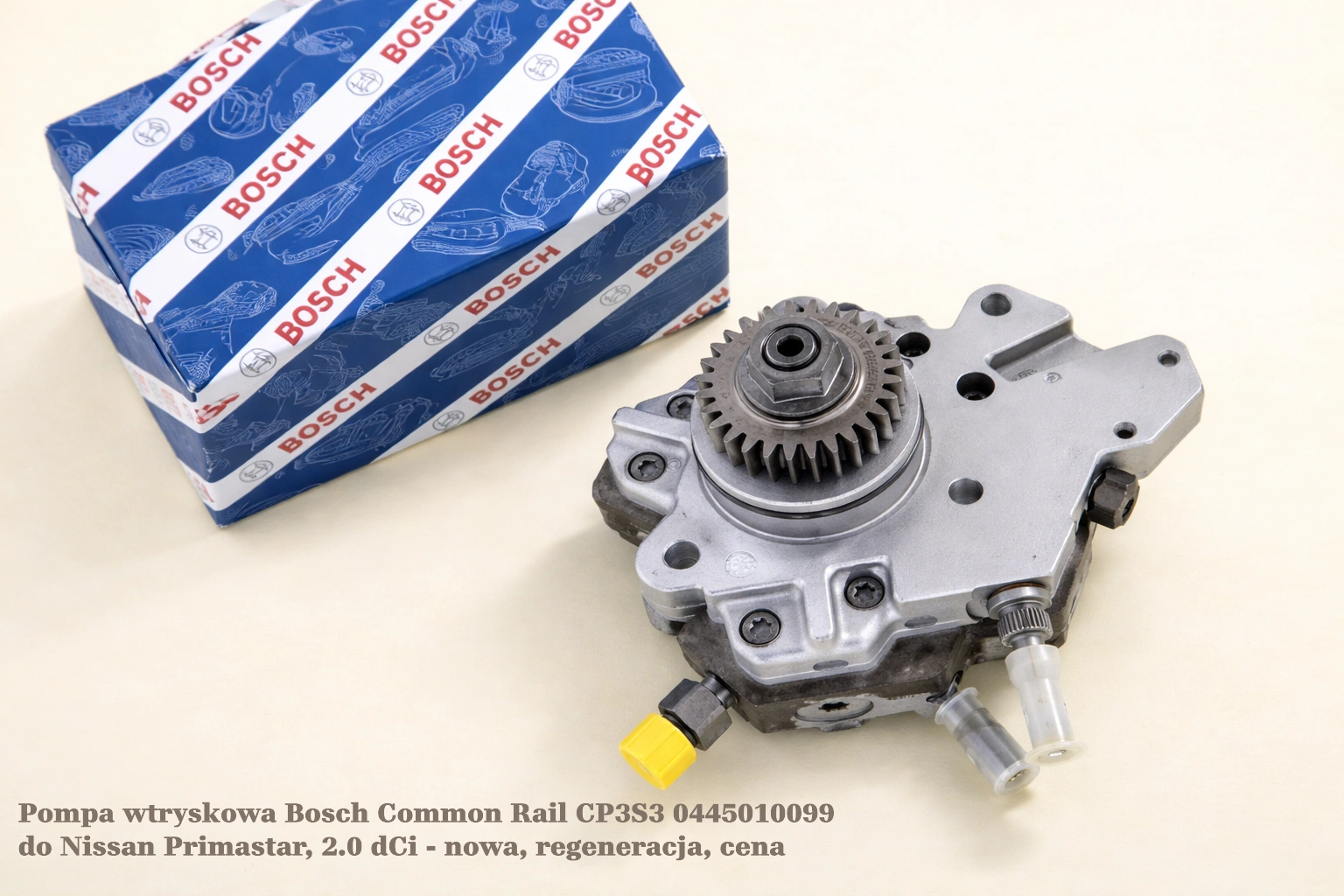 Pompa wtryskowa Bosch Common Rail CP3S3 0445010099 do Nissan Primastar, 2.0 dCi Pompa wtryskowa Bosch Common Rail CP3S3 0445010099 do Nissan Primastar, 2.0 dCi - nowa, regeneracja, cena