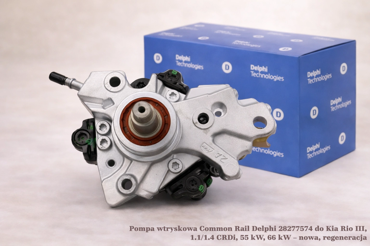Pompa wtryskowa Common Rail Delphi 28277574 do Kia Rio III, 1.1/1.4 CRDi, 55 kW, 66 kW – nowa, regeneracja