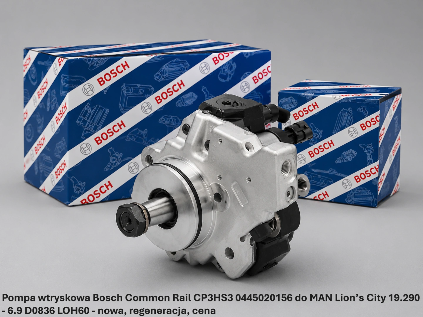 Pompa wtryskowa Bosch Common Rail CP3HS3 0445020156 do MAN Lion’s City 19.290 - 6.9 D0836 LOH60 Pompa wtryskowa Bosch Common Rail CP3HS3 0445020156 do MAN Lion’s City 19.290 - 6.9 D0836 LOH60 - nowa, regeneracja, cena