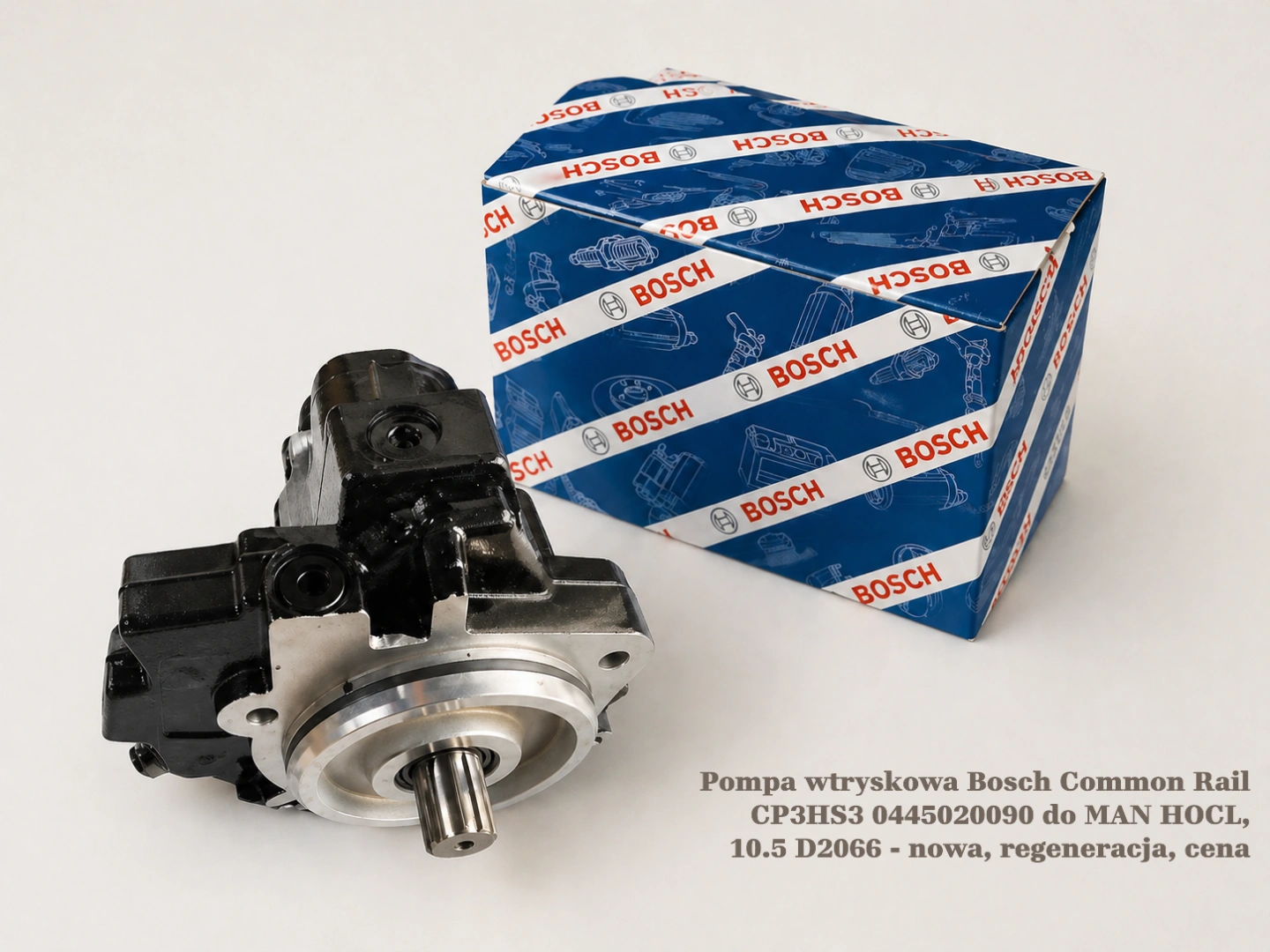 Pompa wtryskowa Bosch Common Rail CP3HS3 0445020090 do MAN HOCL, 10.5 D2066 - nowa, regeneracja, cena