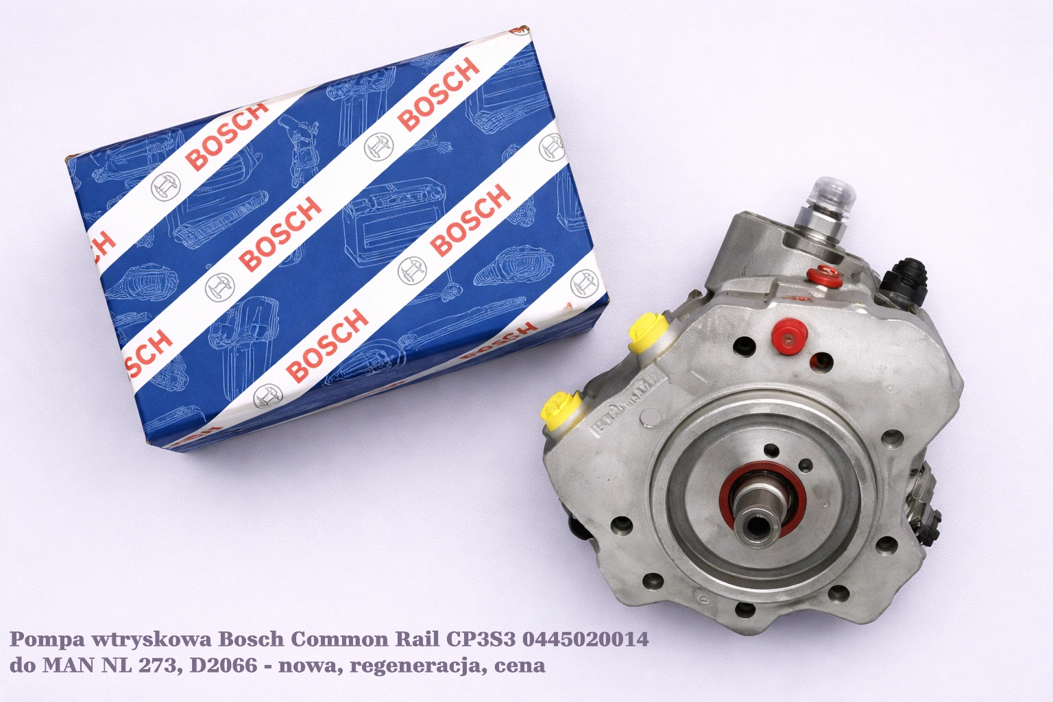 Pompa wtryskowa Bosch Common Rail CP3S3 0445020014 do MAN NL 273, D2066 - nowa, regeneracja, cena