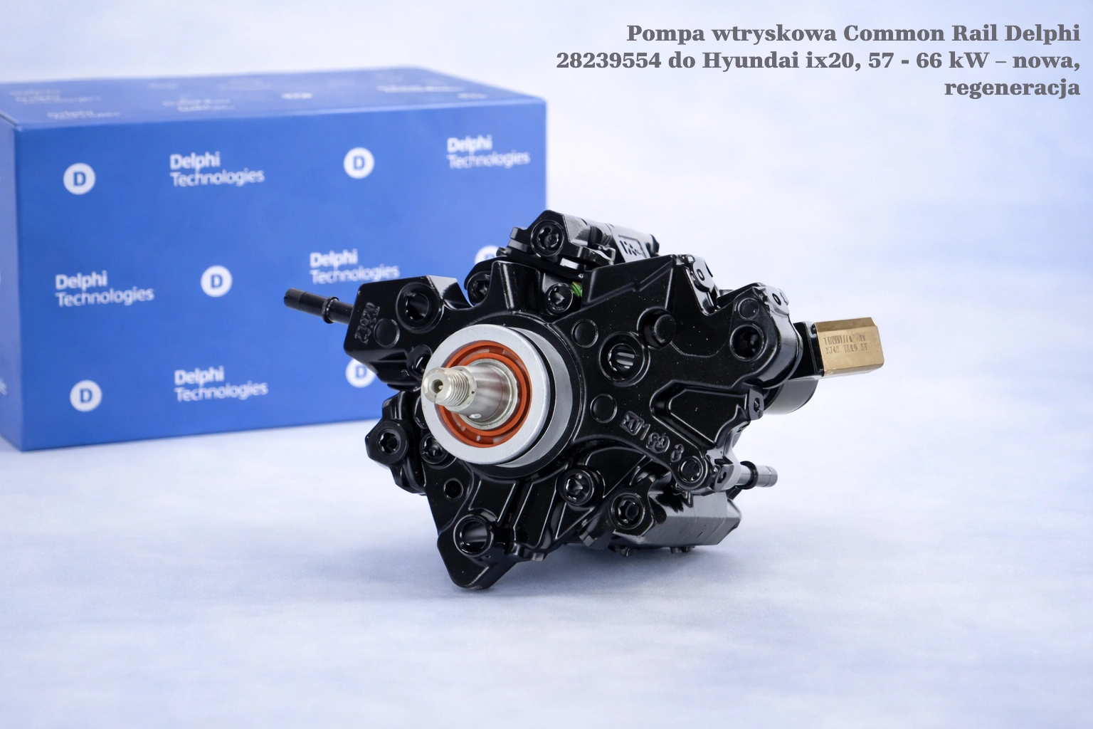 Pompa wtryskowa Common Rail Delphi 28239554 do Hyundai ix20, 57 - 66 kW Pompa wtryskowa Common Rail Delphi 28239554 do Hyundai ix20, 57 - 66 kW – nowa, regeneracja