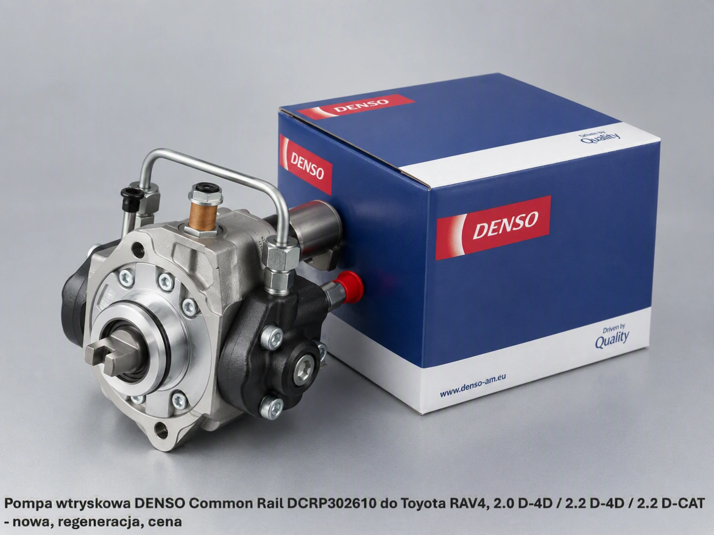 Pompa wtryskowa DENSO Common Rail DCRP302610 do Toyota RAV4, 2.0 D-4D / 2.2 D-4D / 2.2 D-CAT 