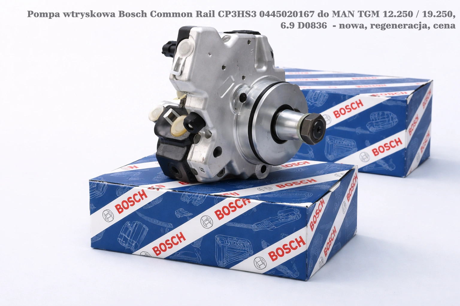 Pompa wtryskowa Bosch Common Rail CP3HS3 0445020167 do MAN TGM 12.250 / 19.250, 6.9 D0836- nowa, regeneracja, cena