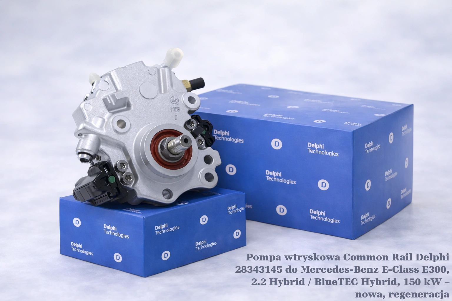 Pompa wtryskowa Common Rail Delphi 28343145 do Mercedes-Benz E-Class E300, 2.2 Hybrid / BlueTEC Hybrid, 150 kW – nowa, regeneracja
