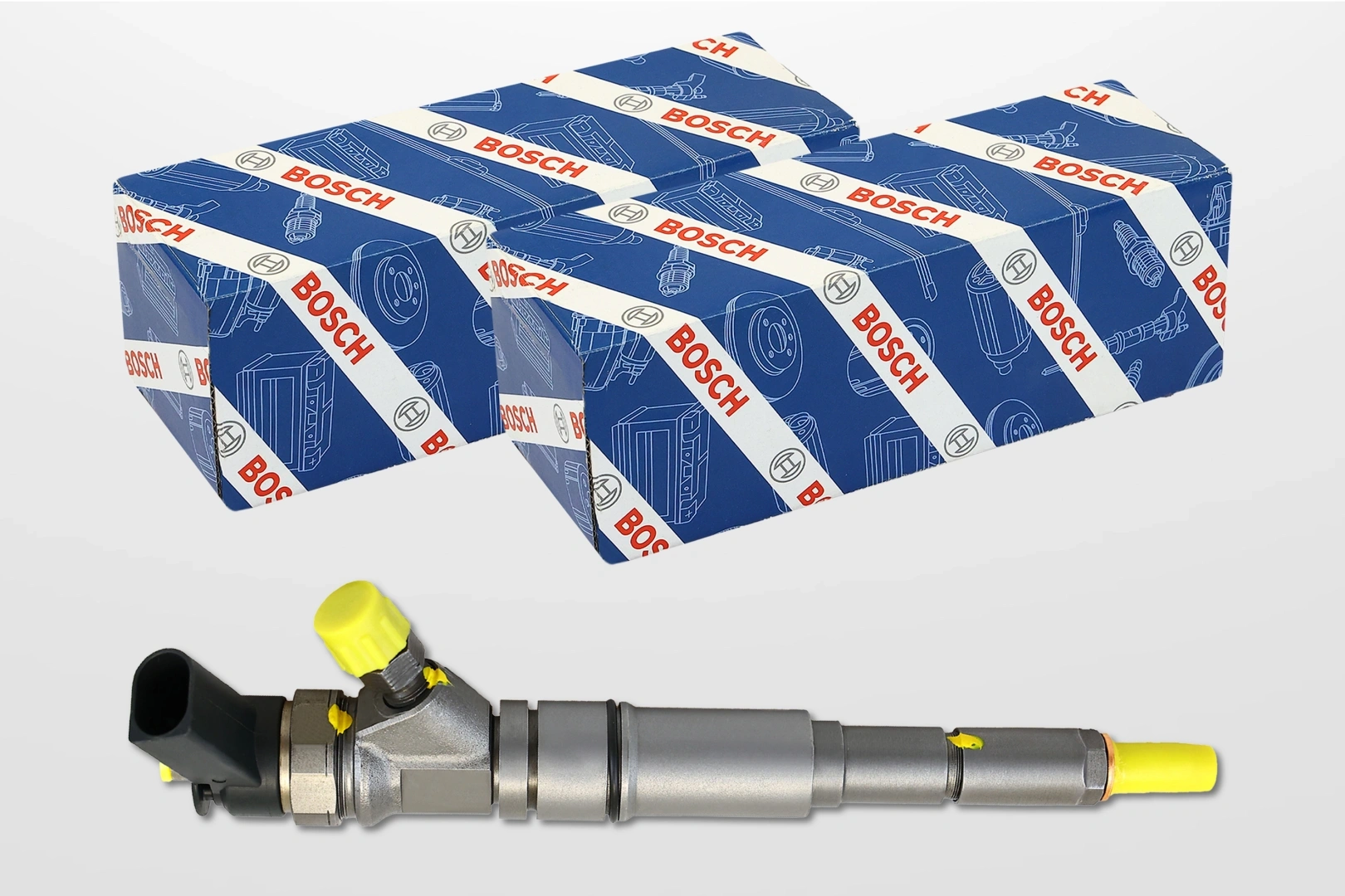 Wtryskiwacz Bosch 0445110212 w opakowaniu Bosch Wtryskiwacz Bosch 0445110212 oraz opakowania Bosch dostępne w sprzedaży i regeneracji