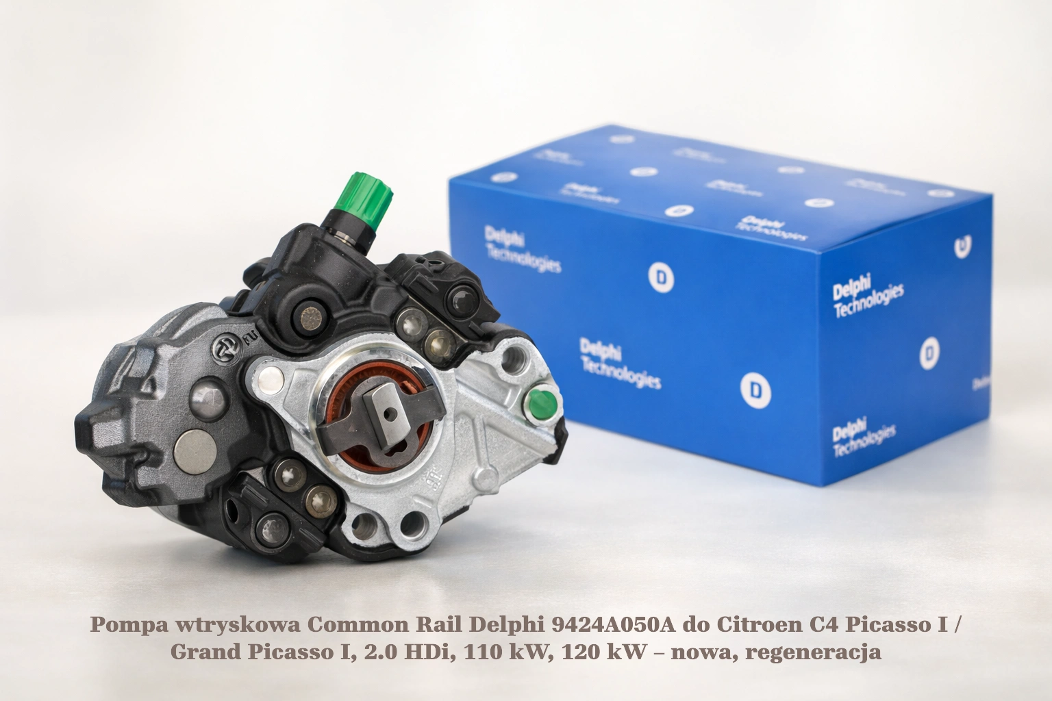 Pompa wtryskowa Common Rail Delphi 9424A050A do Citroen C4 Picasso I / Grand Picasso I, 2.0 HDi, 110 kW, 120 kW – nowa, regeneracja