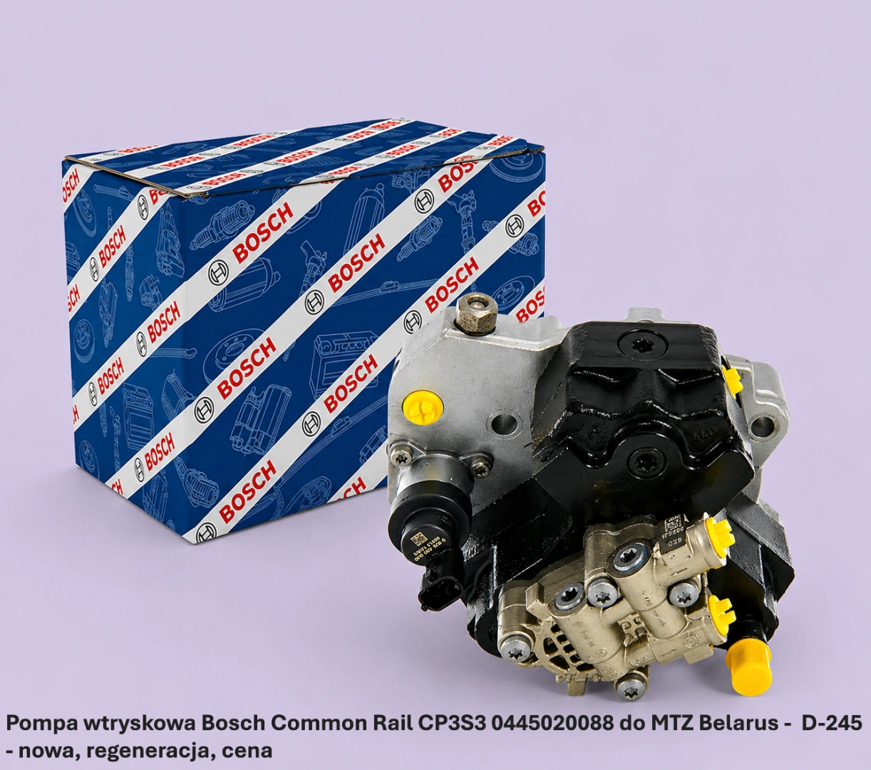 Pompa wtryskowa Bosch Common Rail CP3S3 0445020088 do MTZ Belarus -D-245 - nowa, regeneracja, cena