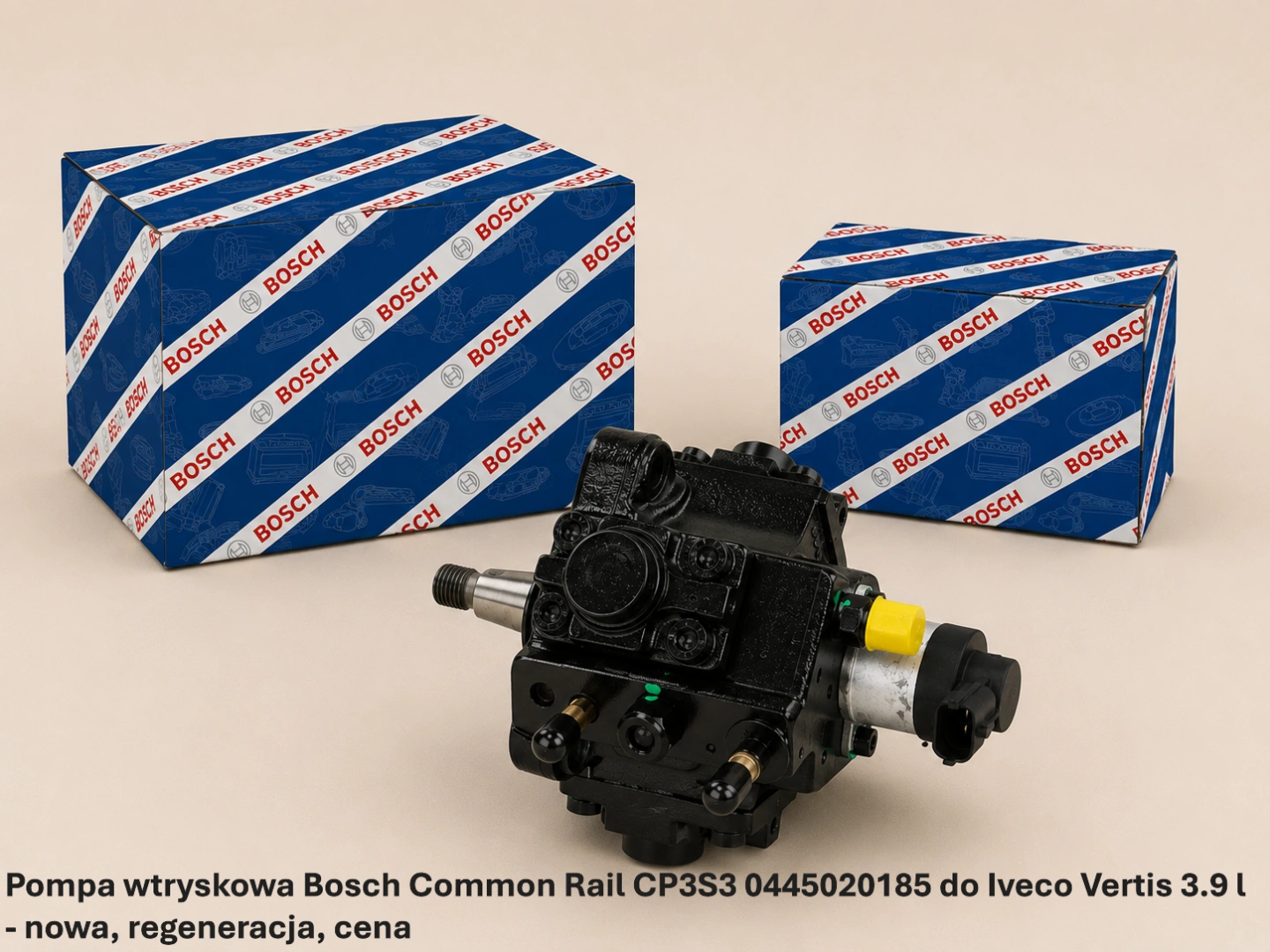 Pompa wtryskowa Bosch Common Rail CP3S3 0445020185 do Iveco Vertis 3.9 l - nowa, re-generacja, cena
