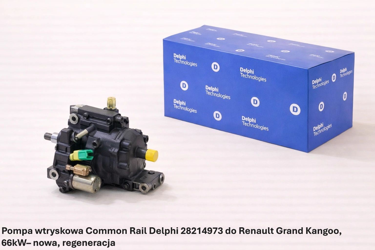 Pompa wtryskowa Common Rail Delphi 28214973 do Renault Grand Kangoo, 66kW– nowa, regeneracja