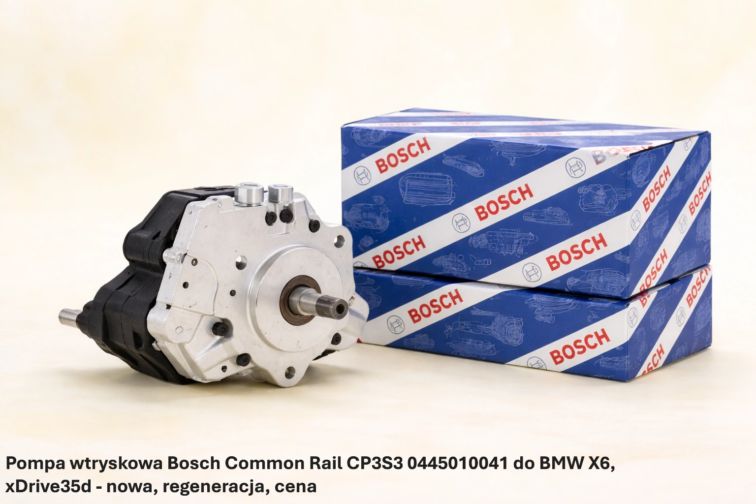 Pompa wtryskowa Bosch Common Rail CP3S3 0445010041 do BMW X6, xDrive35d Pompa wtryskowa Bosch Common Rail CP3S3 0445010041 do BMW X6, xDrive35d - nowa, regeneracja, cena