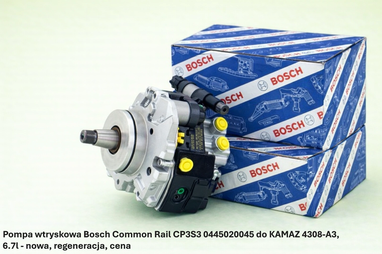 Pompa wtryskowa Bosch Common Rail CP3S3 0445020045 do KAMAZ 4308-A3, 6.7l - nowa, regeneracja, cena