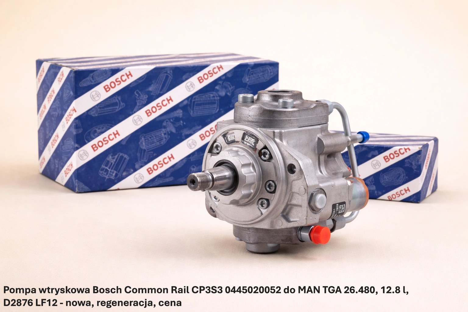 Pompa wtryskowa Bosch Common Rail CP3S3 0445020052 do MAN TGA 26.480, 12.8 l, D2876 LF12 - nowa, regeneracja, cena