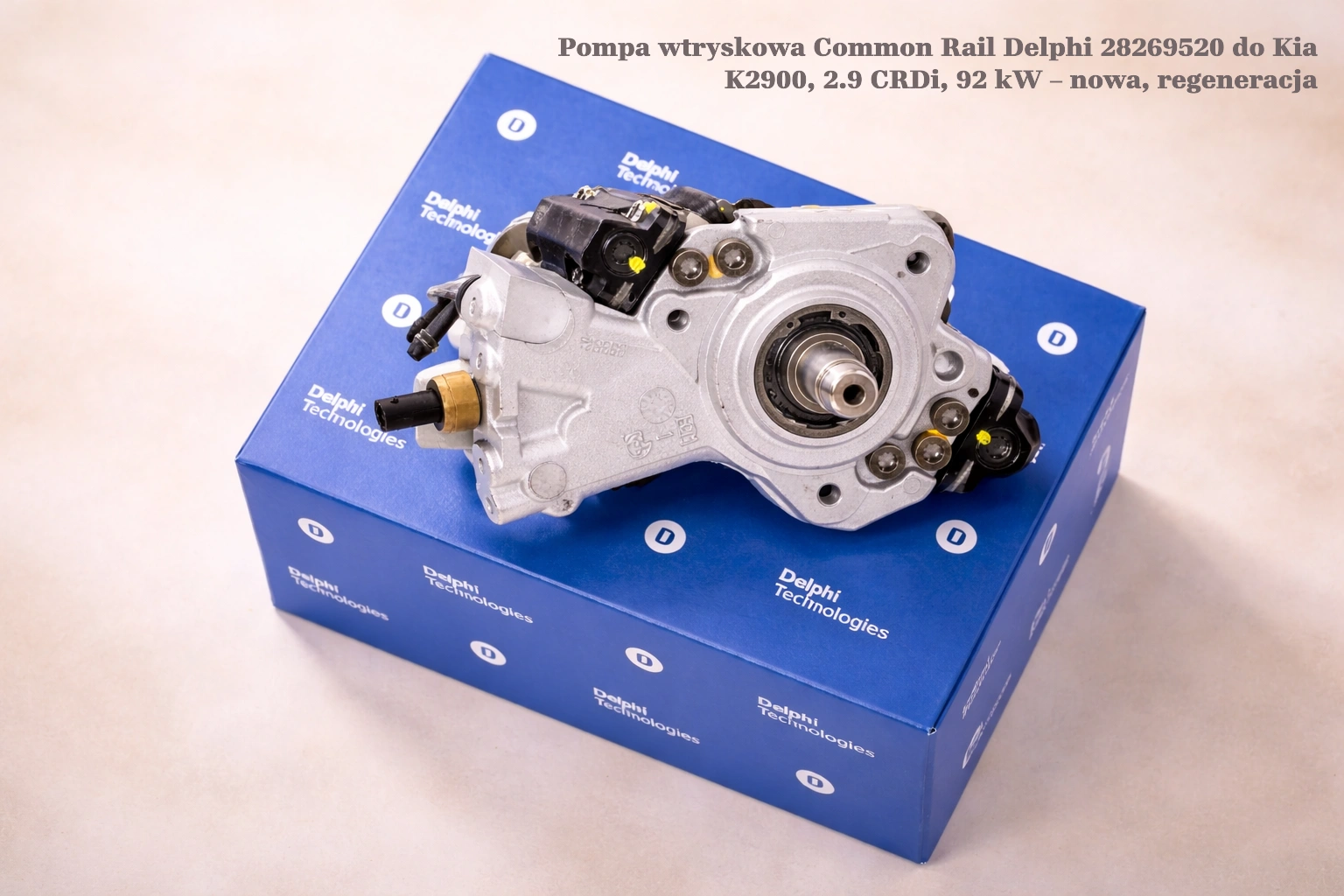 Pompa wtryskowa Common Rail Delphi 28269520 do Kia K2900, 2.9 CRDi, 92 kW – nowa, regeneracja