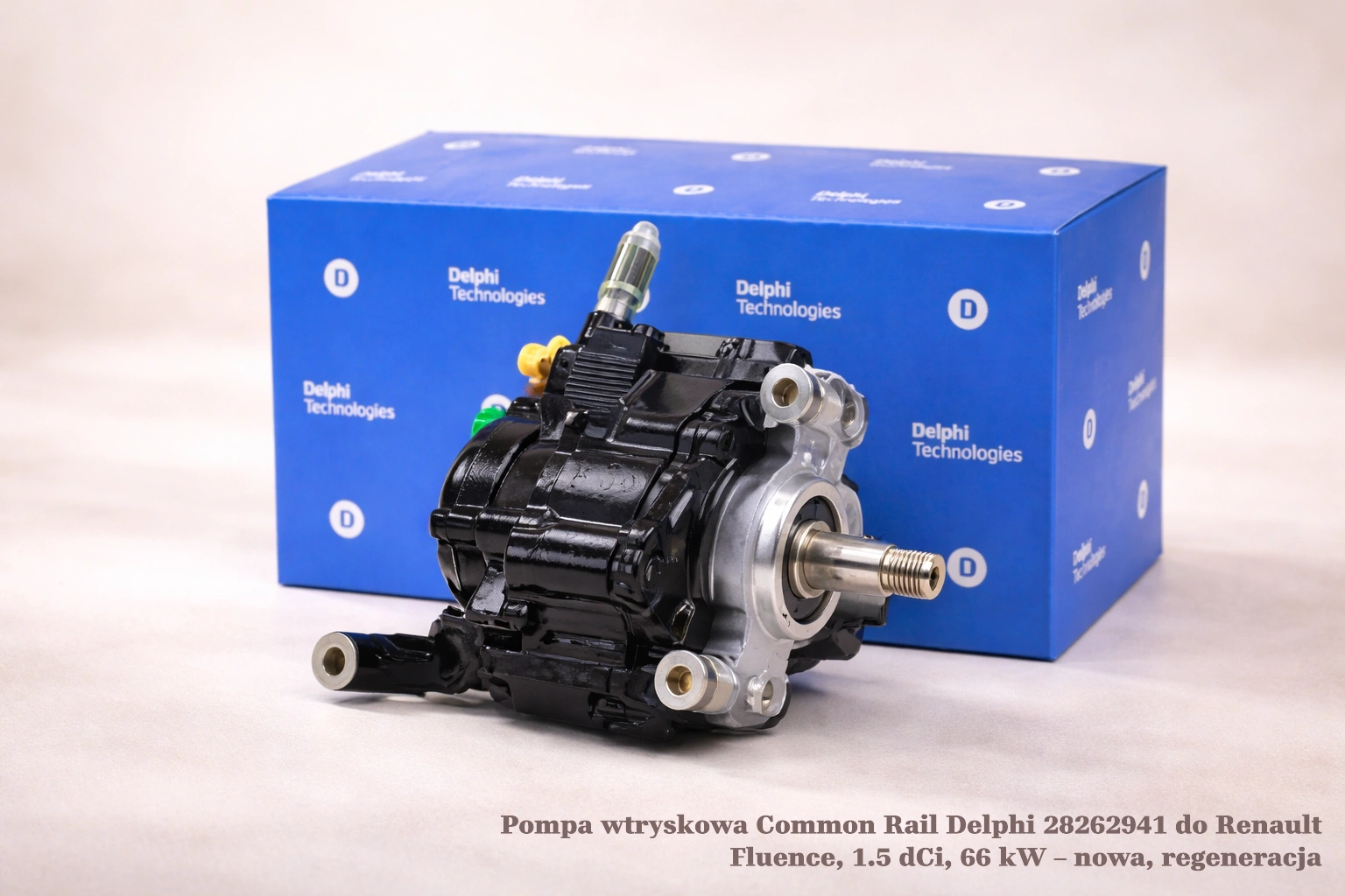 Pompa wtryskowa Common Rail Delphi 28262941 do Renault Fluence, 1.5 dCi, 66 kW – nowa, regeneracja