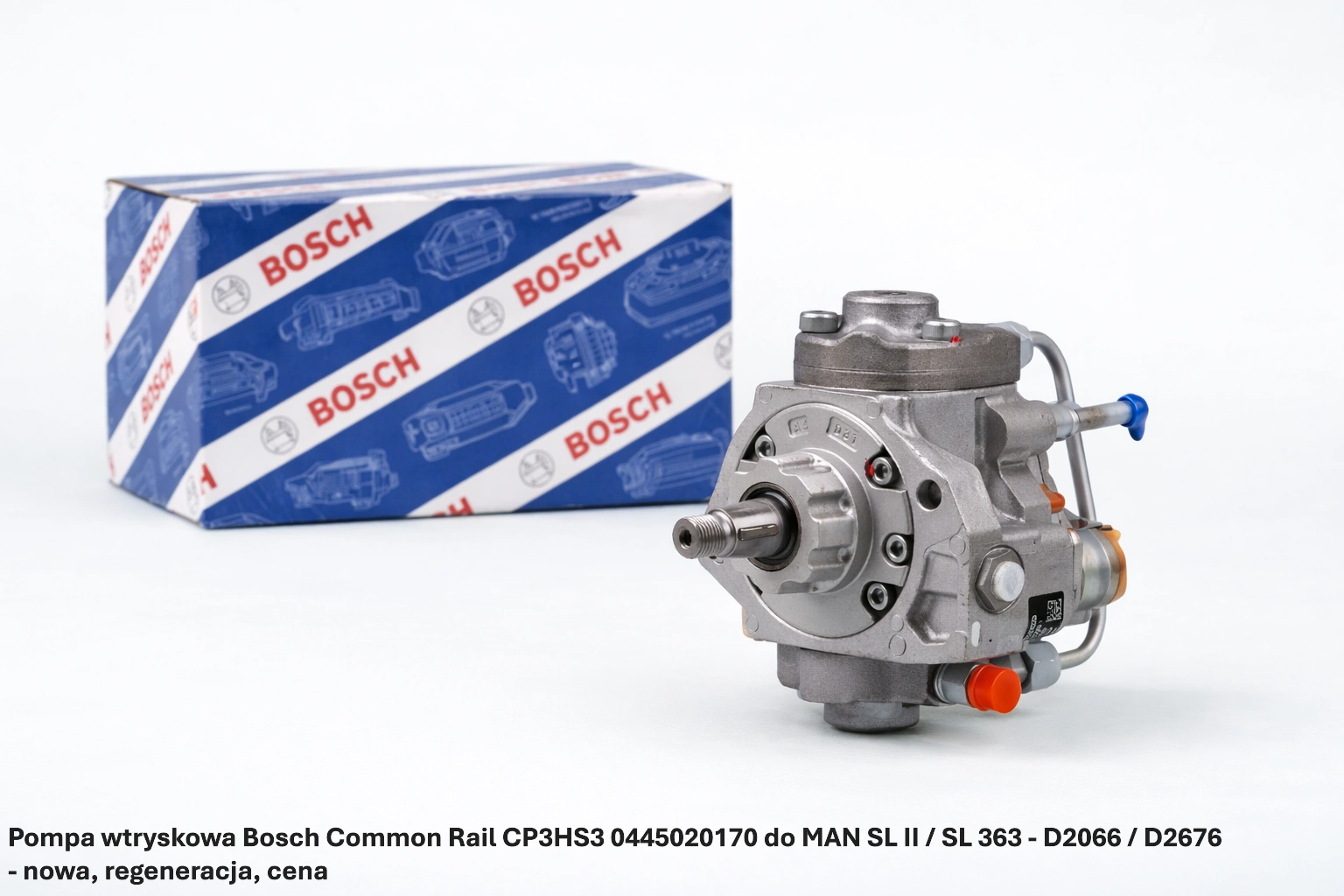Pompa wtryskowa Bosch Common Rail CP3HS3 0445020170 do MAN SL II / SL 363 - D2066 / D2676 Pompa wtryskowa Bosch Common Rail CP3HS3 0445020170 do MAN SL II / SL 363 - D2066 / D2676- nowa, regeneracja, cena
