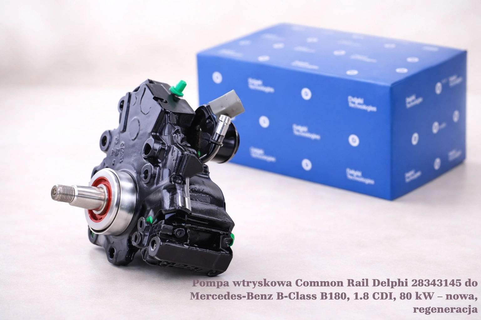 Pompa wtryskowa Common Rail Delphi 28343145 do Mercedes-Benz B-Class B180, 1.8 CDI, 80 kW – nowa, regeneracja