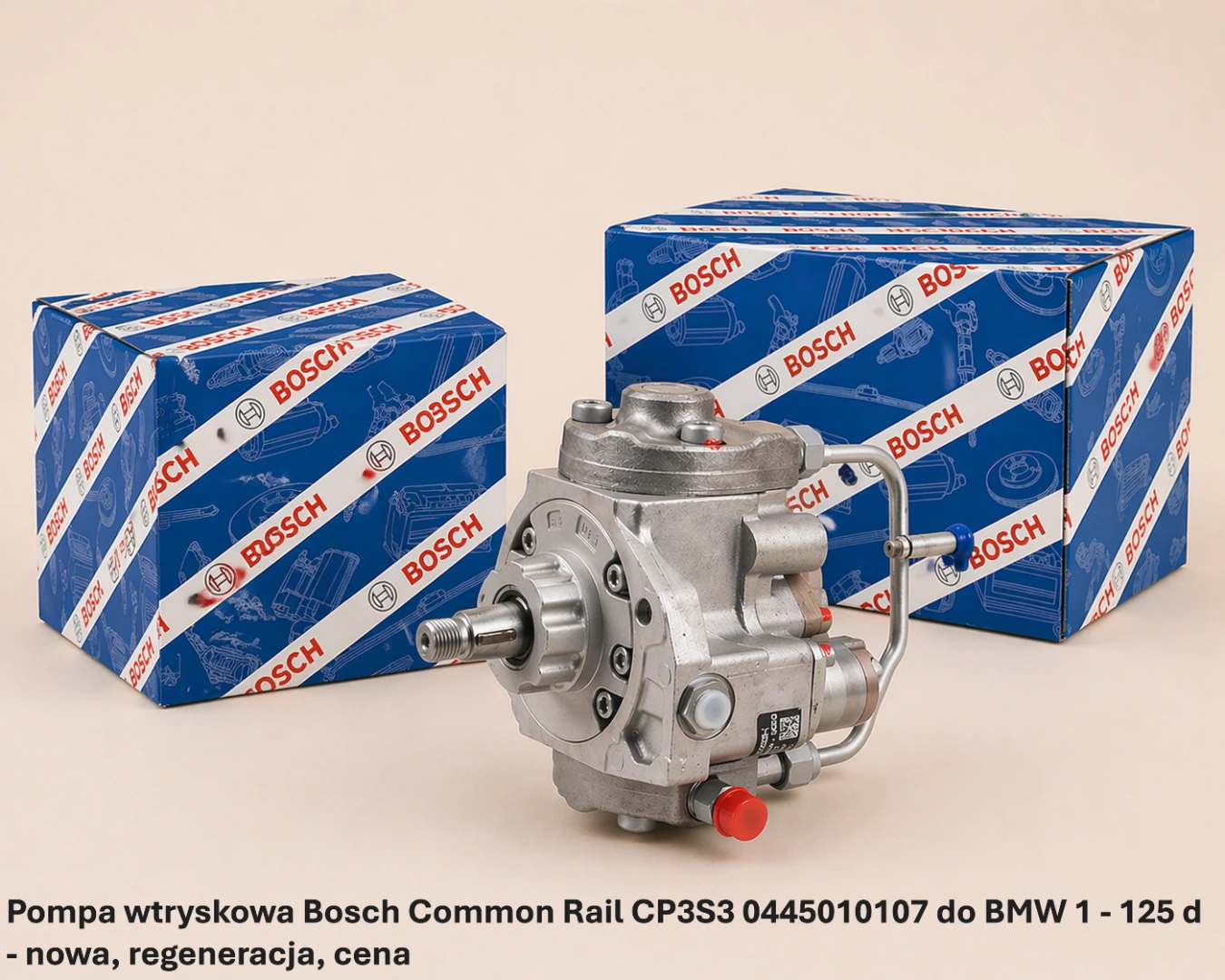 Pompa wtryskowa Bosch Common Rail CP3S3 0445010107 do BMW 1 - 125 d - nowa, regeneracja, cena