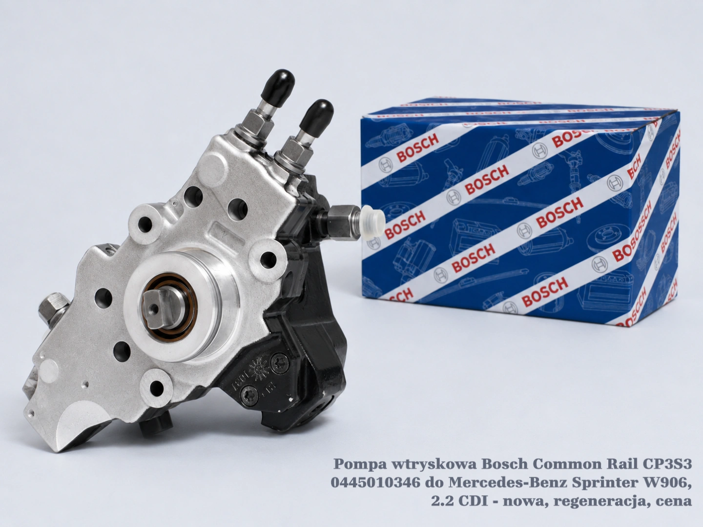 Pompa wtryskowa Bosch Common Rail CP3S3 0445010346 do Mercedes-Benz Sprinter W906, 2.2 CDI Pompa wtryskowa Bosch Common Rail CP3S3 0445010346 do Mercedes-Benz Sprinter W906, 2.2 CDI - nowa, regeneracja, cena