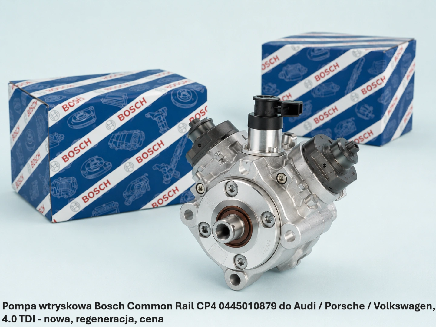 Pompa wtryskowa Bosch Common Rail CP4 0445010879 do Audi / Porsche / Volkswagen, 4.0 TDI 