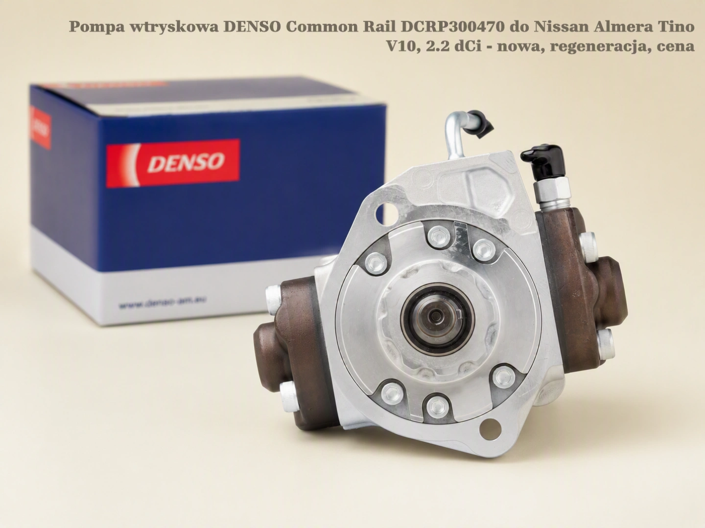 Pompa wtryskowa DENSO Common Rail DCRP300470 do Nissan Almera Tino V10, 2.2 dCi - nowa, regeneracja, cena