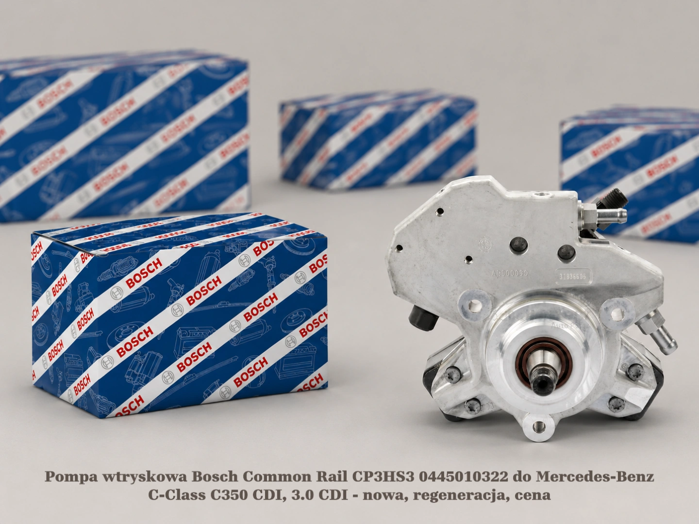 Pompa wtryskowa Bosch Common Rail CP3HS3 0445010322 do Mercedes-Benz C-Class C350 CDI, 3.0 CDI - nowa, regeneracja, cena