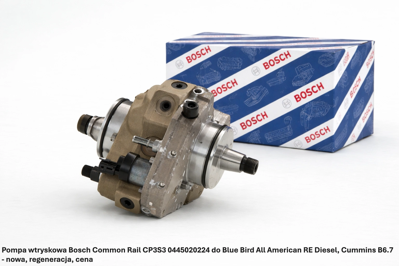 Pompa wtryskowa Bosch Common Rail CP3S3 0445020224 do Blue Bird All American RE Diesel, Cummins B6.7 - nowa, regeneracja, cena