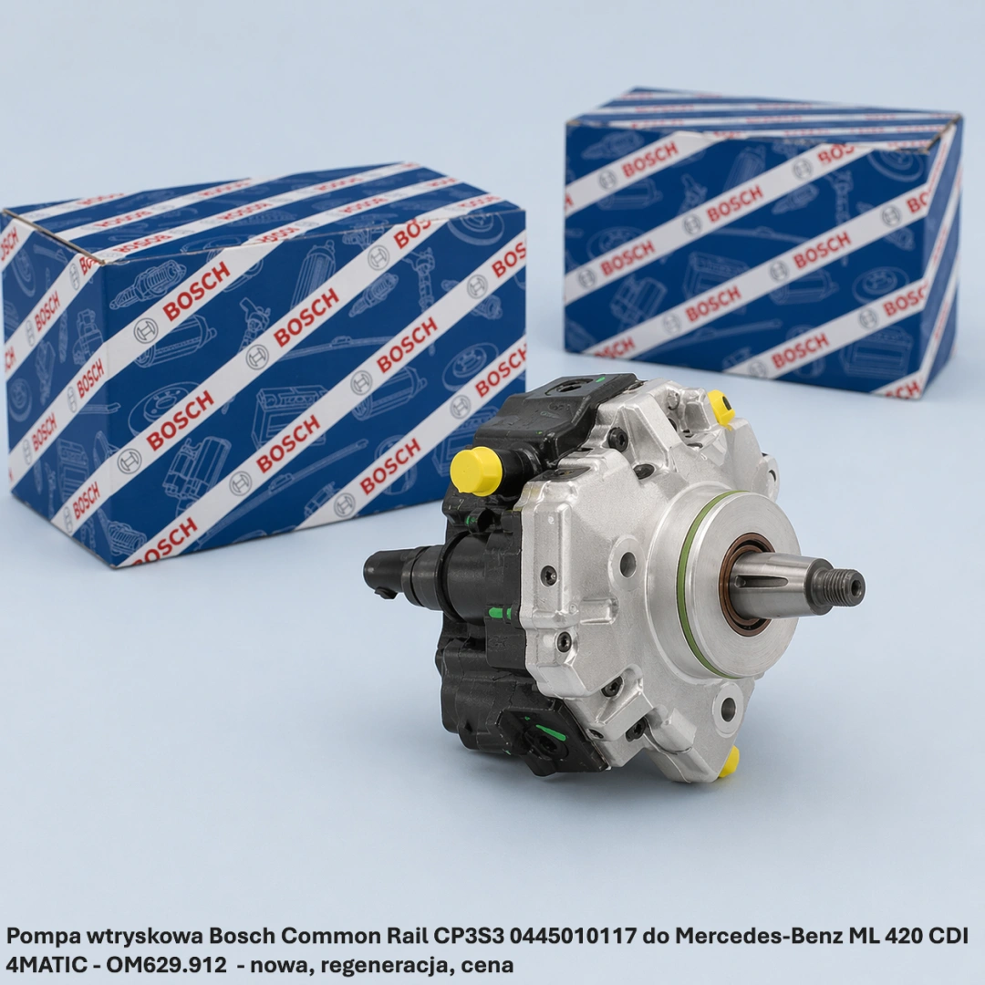 Pompa wtryskowa Bosch Common Rail CP3S3 0445010117 do Mercedes-Benz ML 420 CDI 4MATIC - OM629.912- nowa, regeneracja, cena