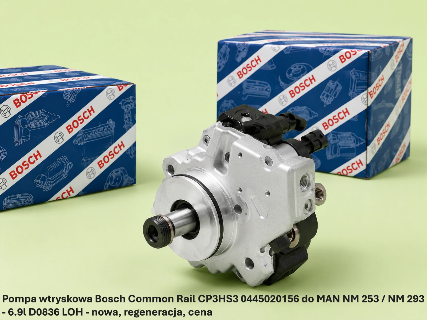 Pompa wtryskowa Bosch Common Rail CP3HS3 0445020156 do MAN NM 253 / NM 293 - 6.9l D0836 LOH Pompa wtryskowa Bosch Common Rail CP3HS3 0445020156 do MAN NM 253 / NM 293 - 6.9l D0836 LOH - nowa, regeneracja, cena