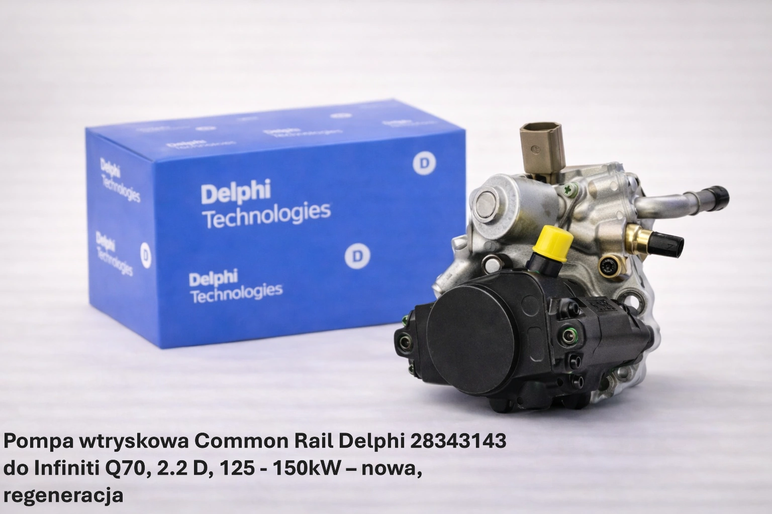 Pompa wtryskowa Common Rail Delphi 28343143 do Infiniti Q70, 2.2 D, 125 - 150kW – nowa, regeneracja