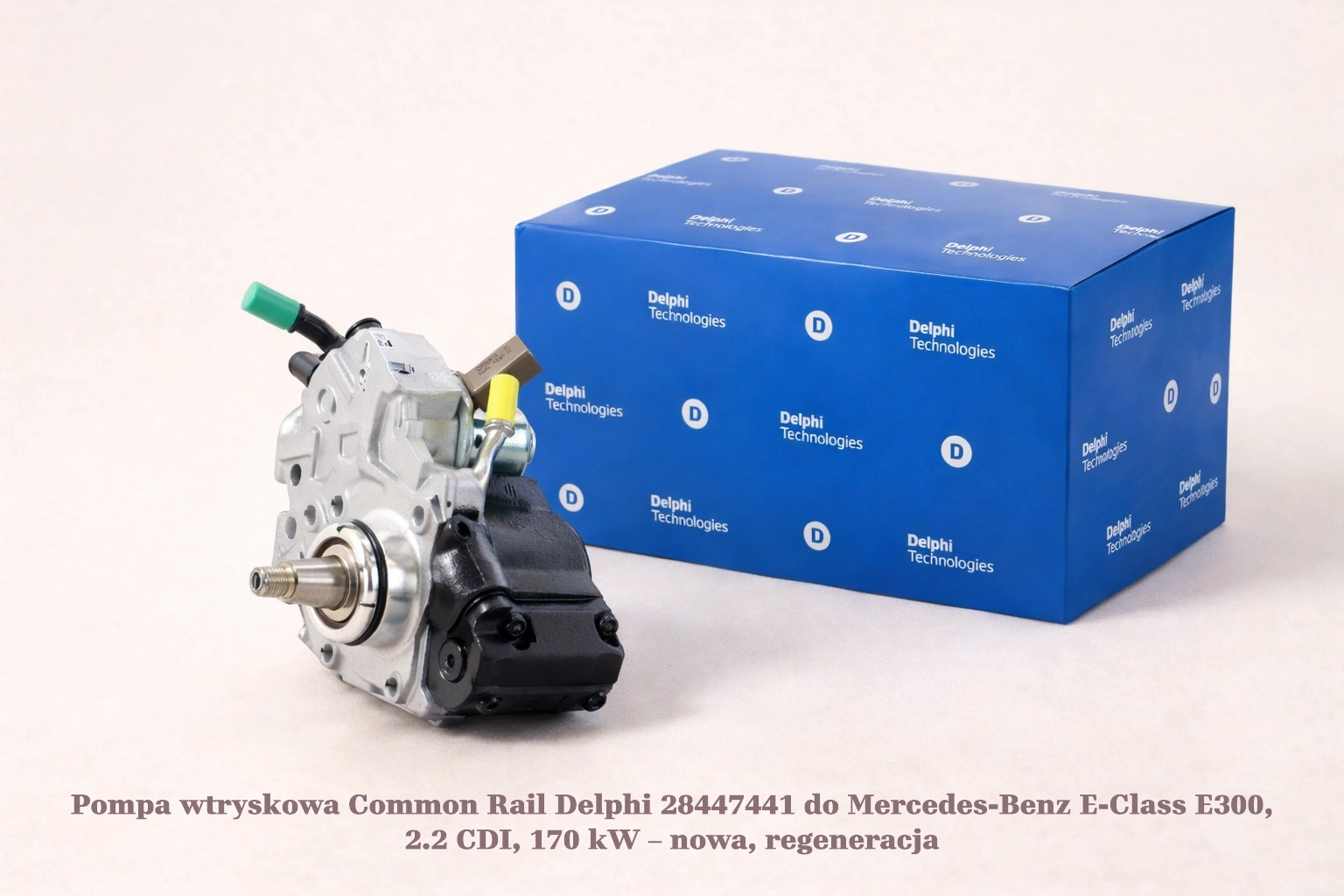 Pompa wtryskowa Common Rail Delphi 28447441 do Mercedes-Benz E-Class E300, 2.2 CDI, 170 kW – nowa, regeneracja